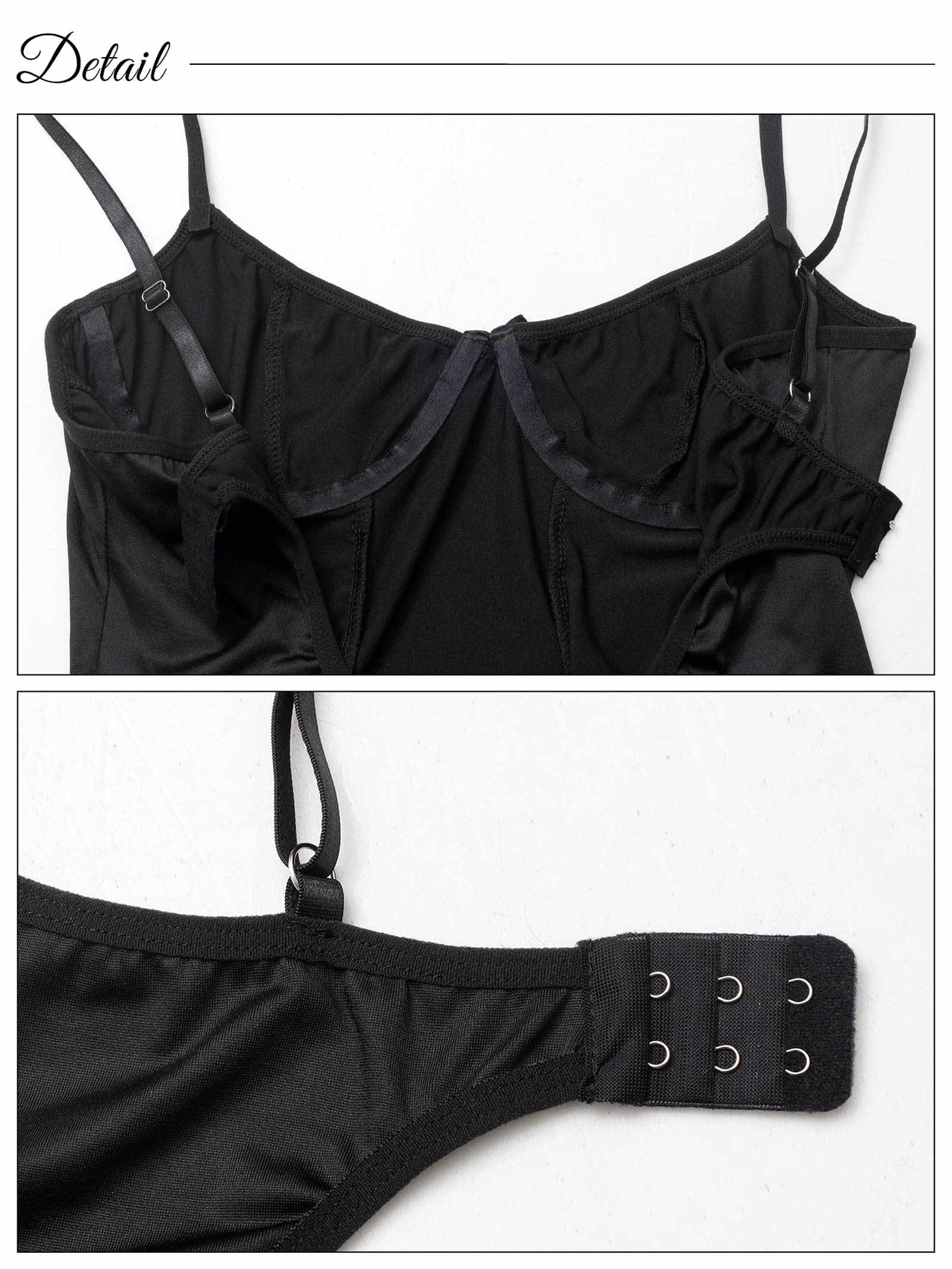 10/10新作!レースアップリボンチョーカーベビードール