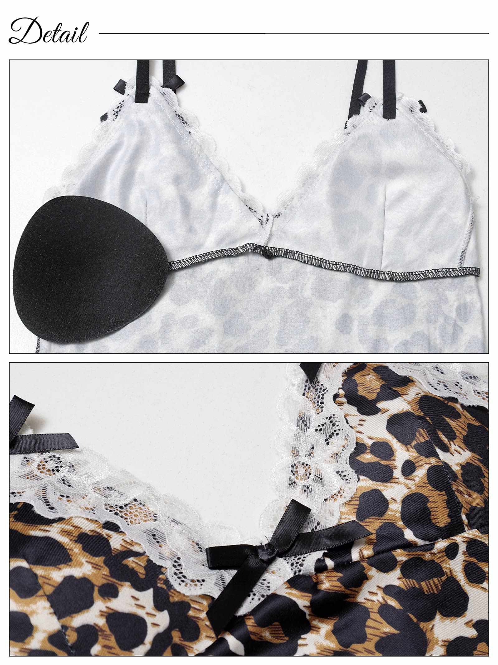 11/21新作!セクシーレオパードスリットベビードール