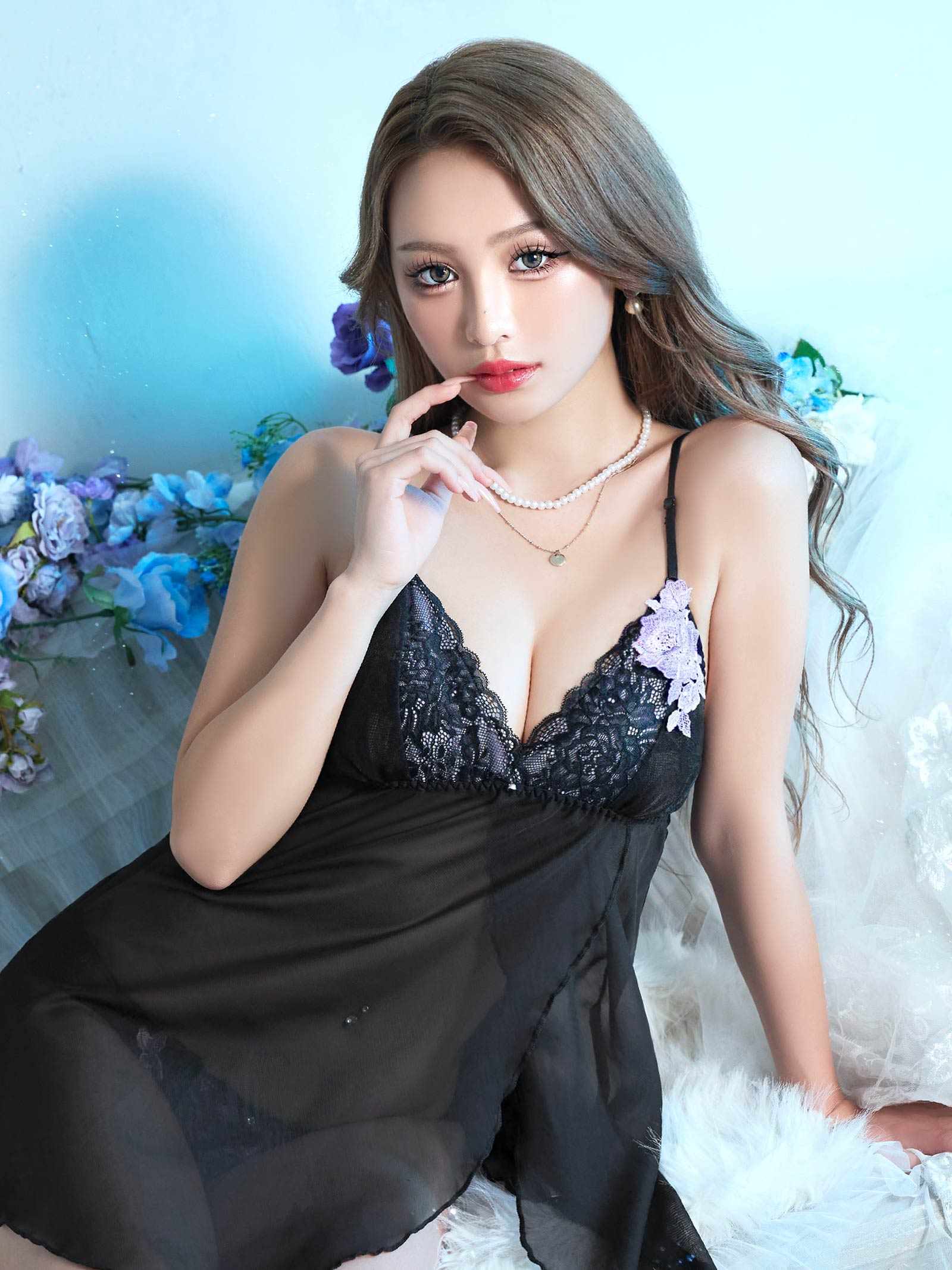 12/10新作!クラシックレーシィローズベビードール