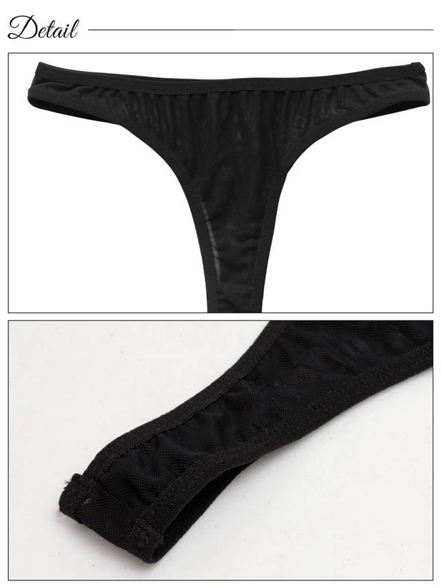 12/4再販!【4点セット】ダークレースアップビジューベビードール