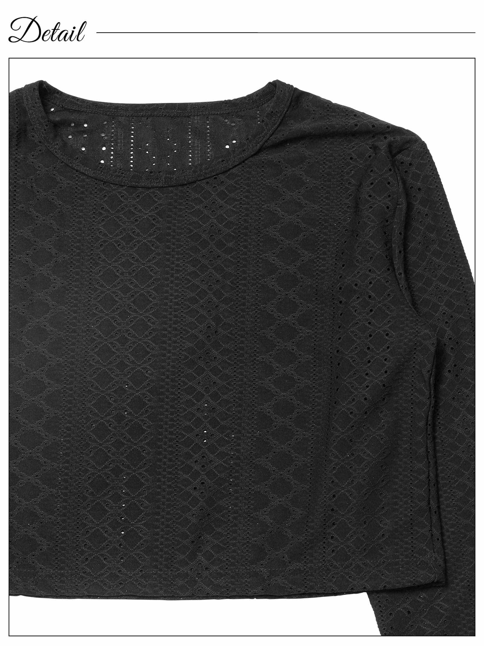 9/19新作!ワンカラーケーブルメッシュクロップド丈スウェットトップス&ショートパンツルームウェア