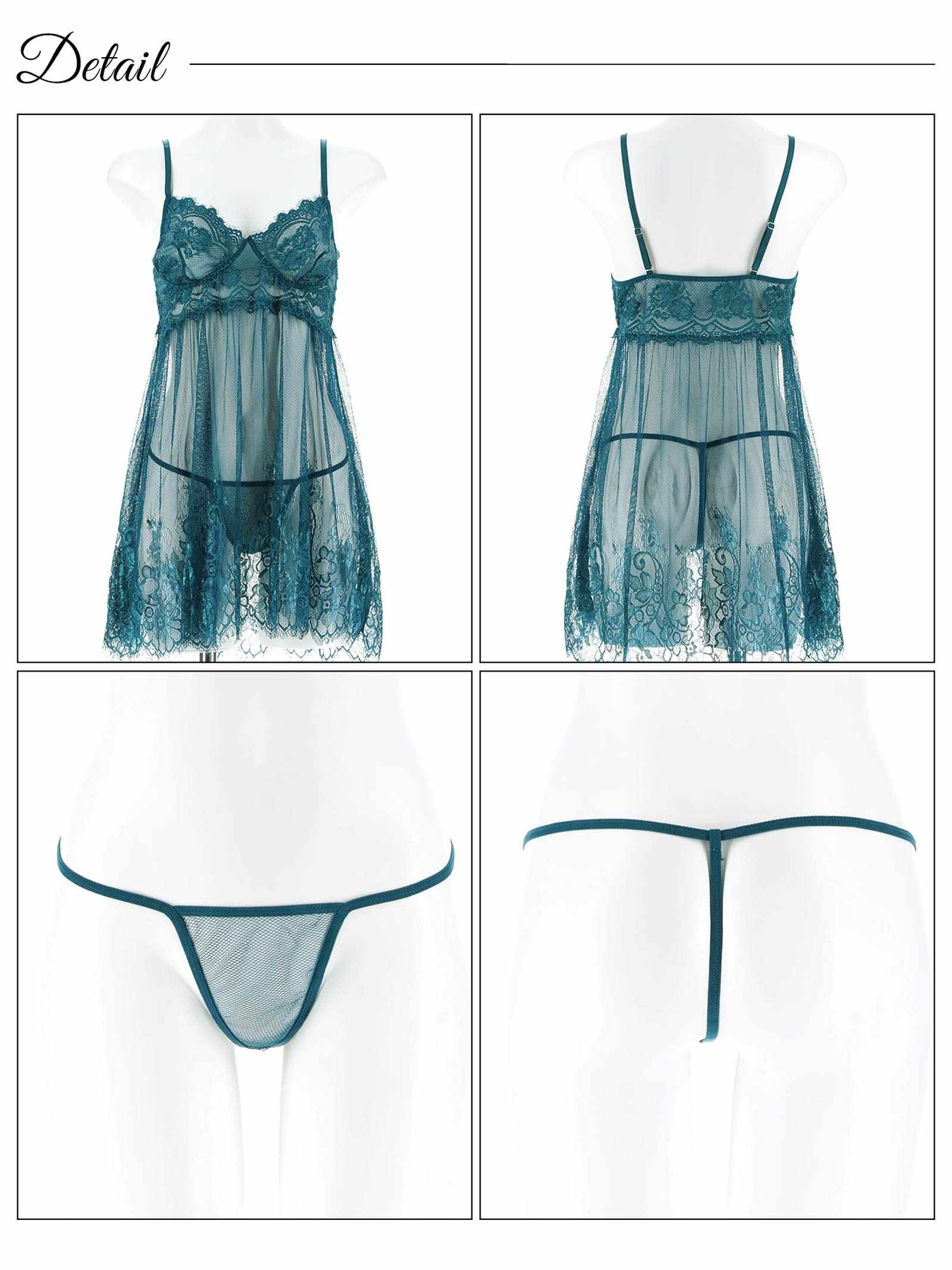 9/22新作!ブルームメッシュレースベビードール