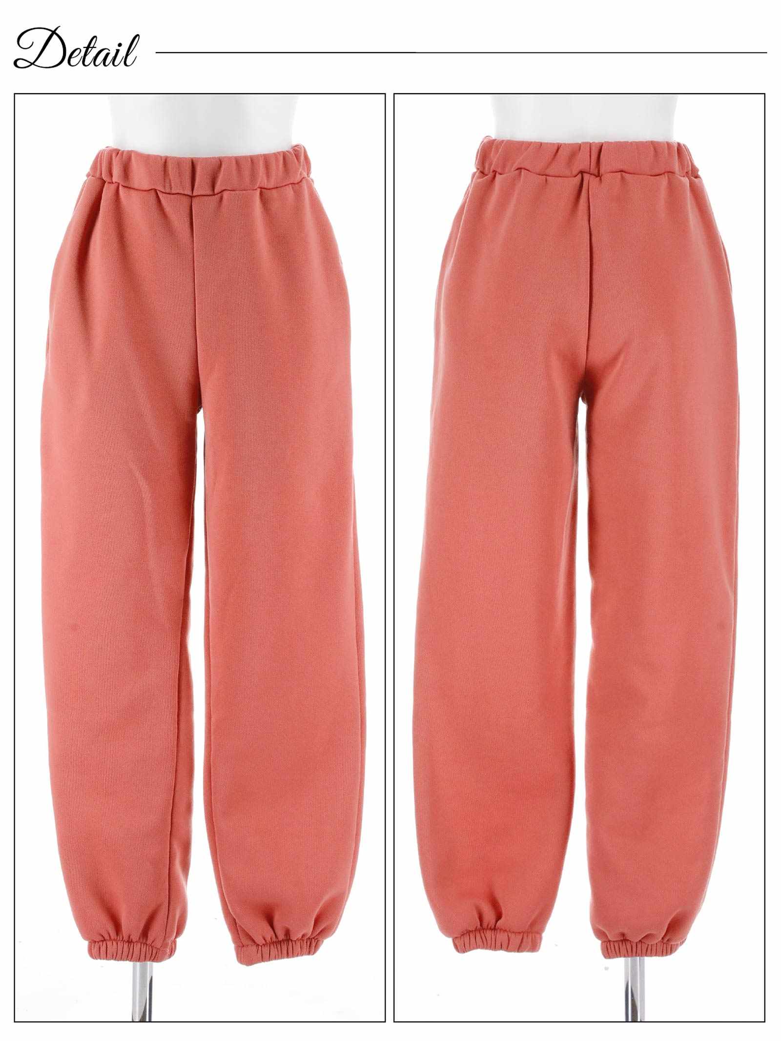 10/6新作!スウェットフーディートップス&ロングパンツルームウェア