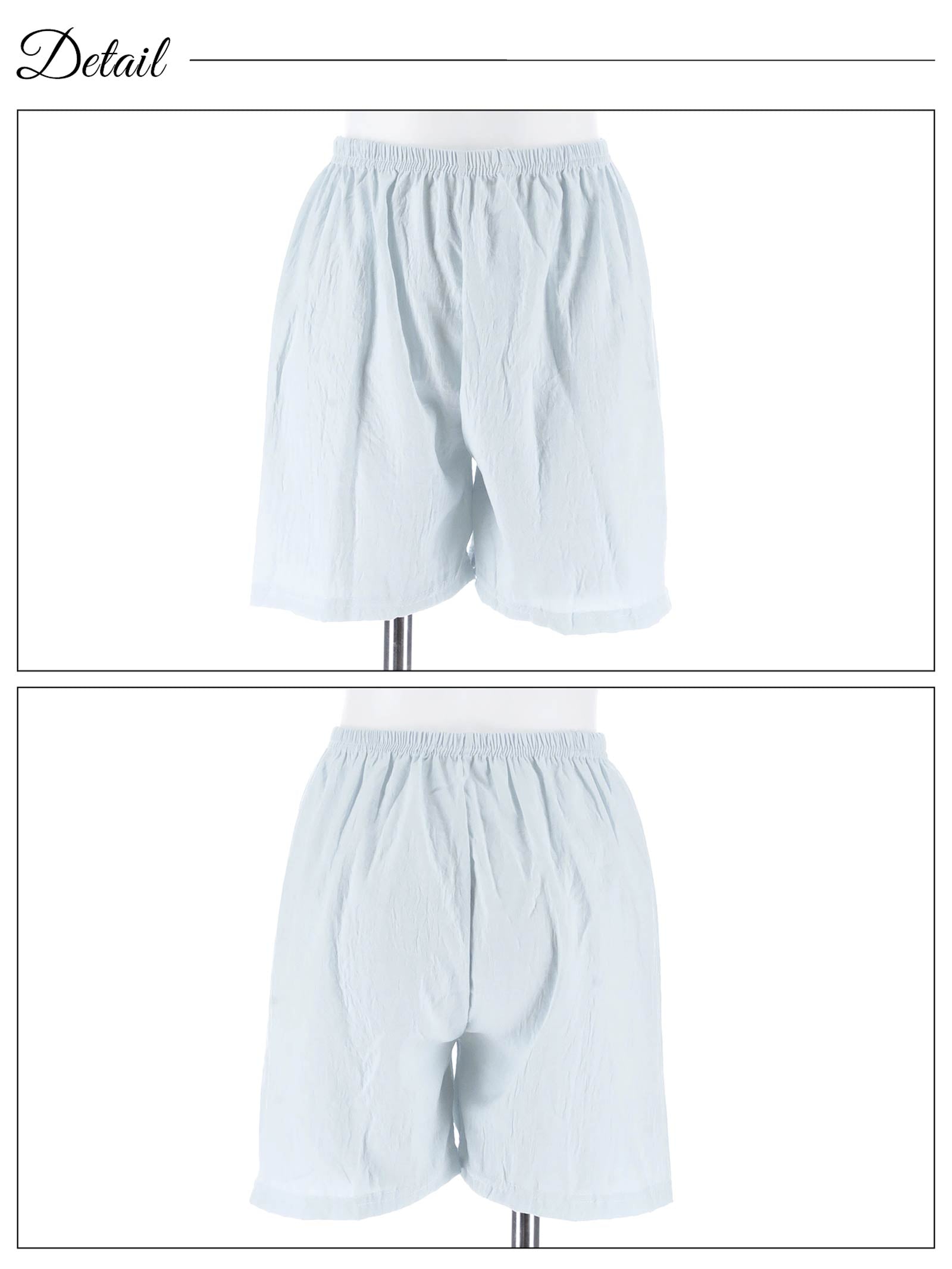 10/20新作!バイカラーパイピングシャツトップス&ショートパンツルームウェア