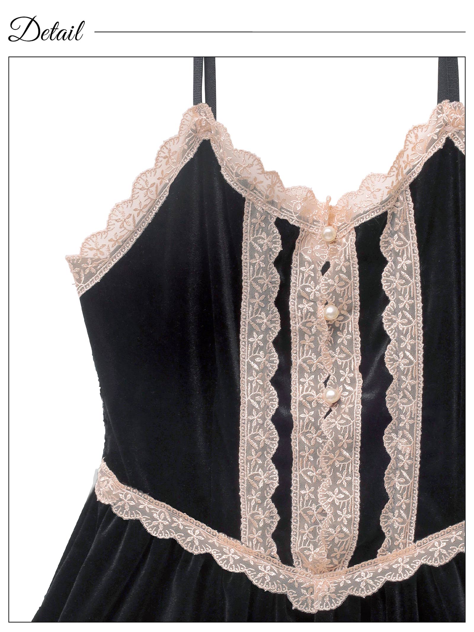 10/27新作!フェミニンレースベロアキャミソール＆ガウンルームウェア