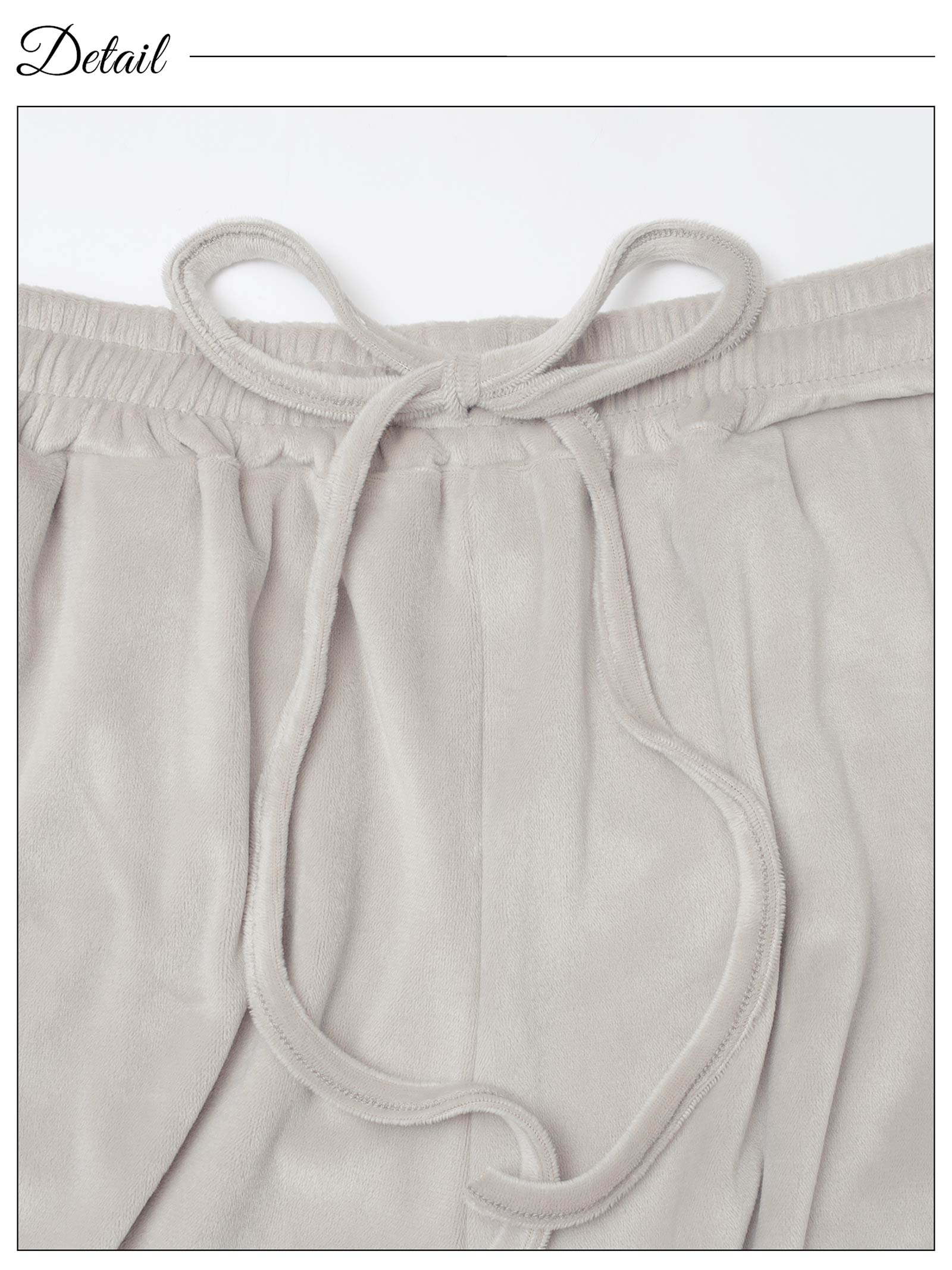 12/13再販!ベロアクロップドパーカー&ロングパンツルームウェア