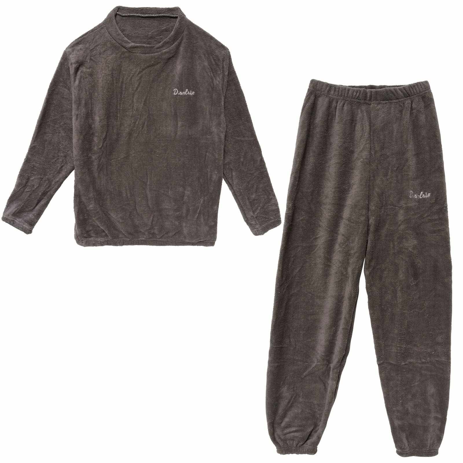 12/26新作!もこもこロゴ刺繍トップス&ロングパンツルームウェア