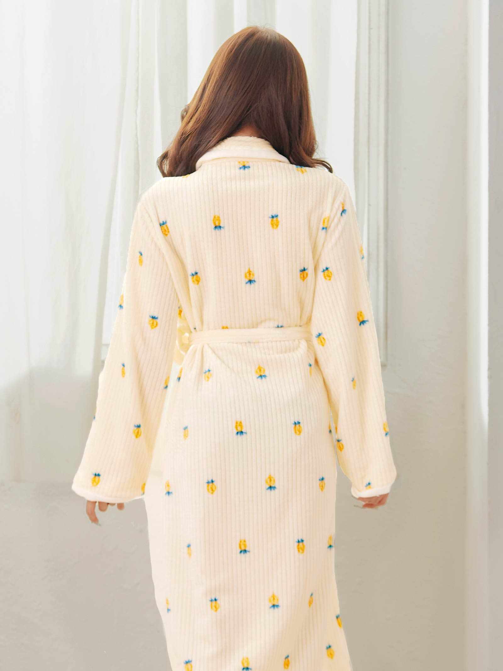 12/12新作!モコモコ花柄ルームウェア