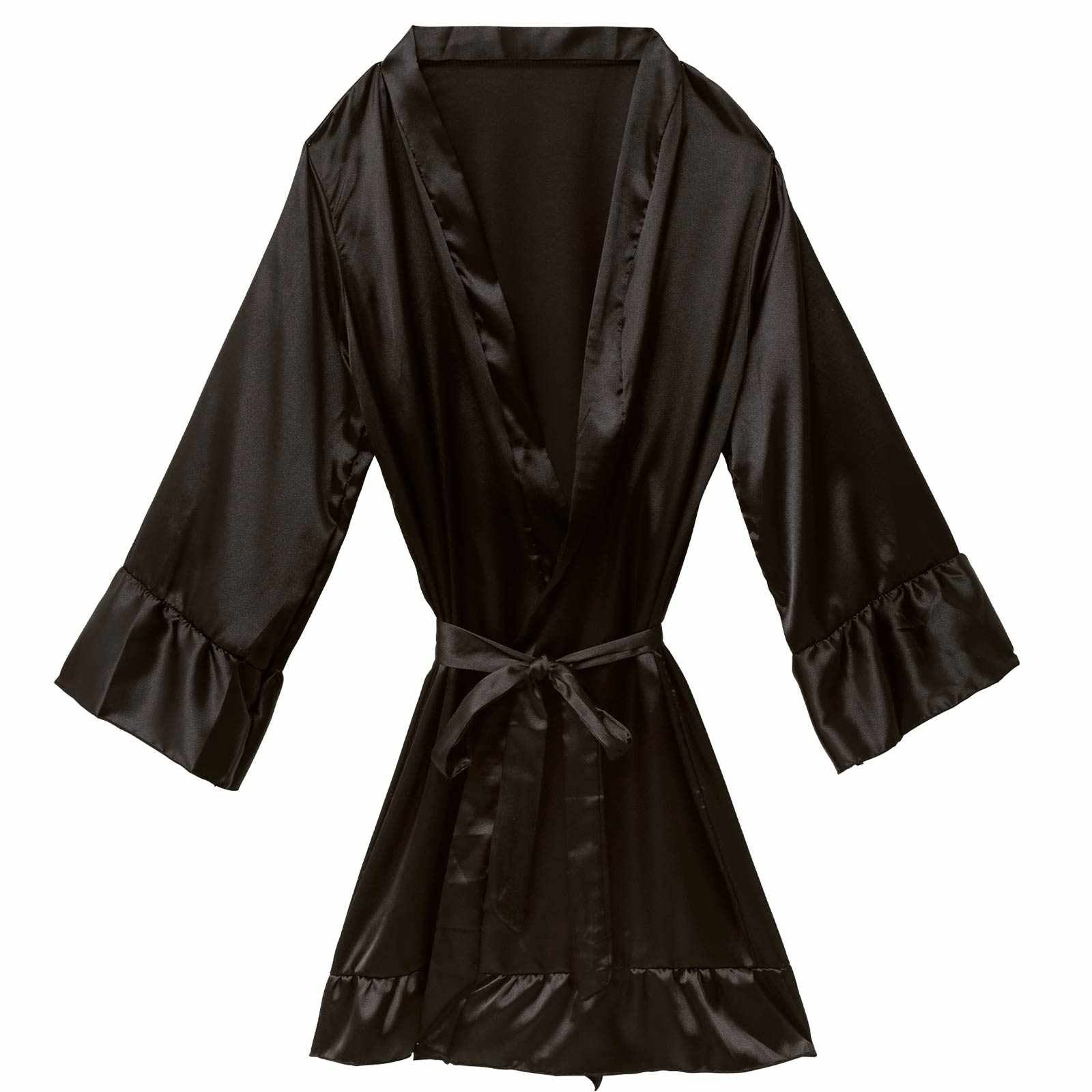 12/22新作!フリルサテンガウン