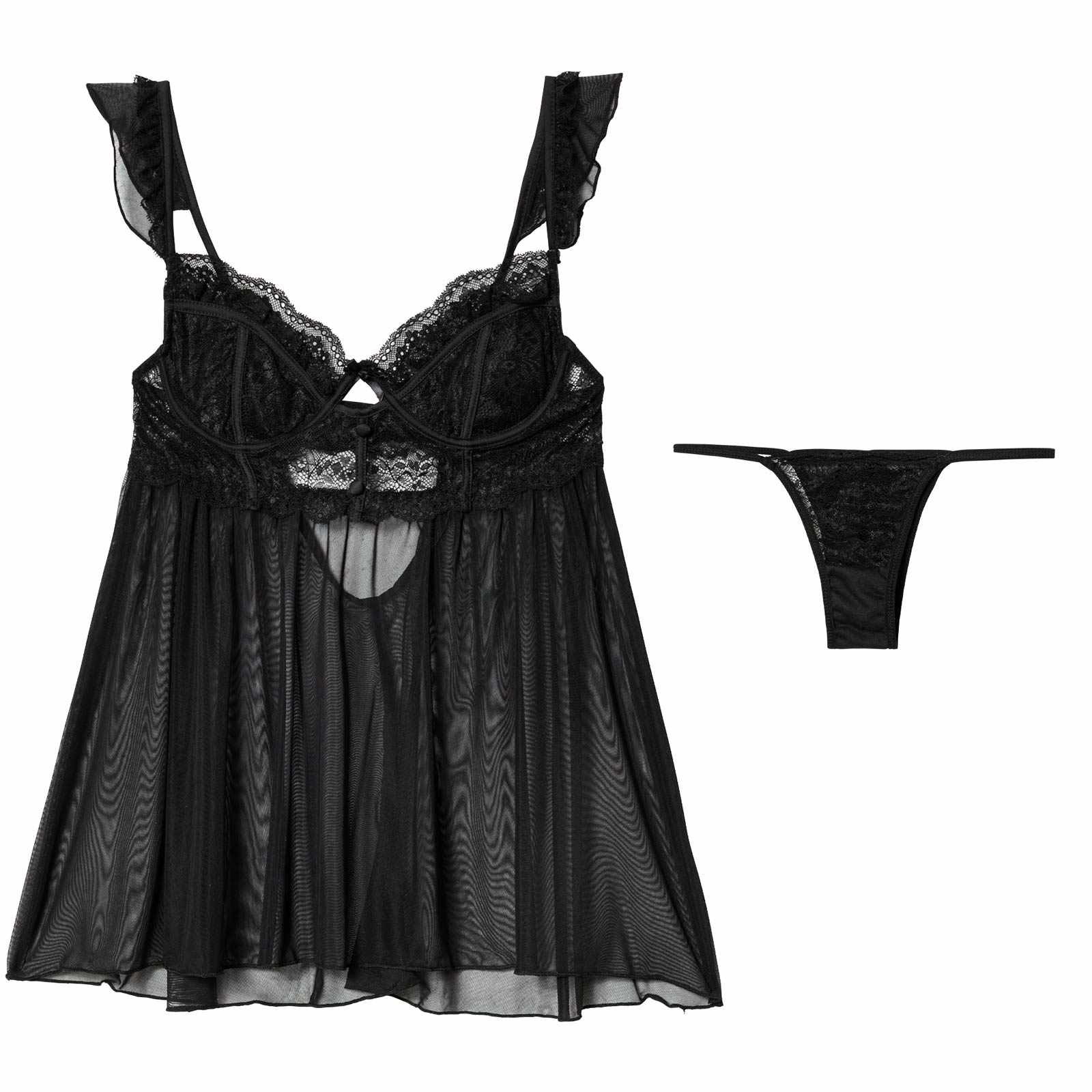 1/30新作!アリュールヌーディレースベビードール