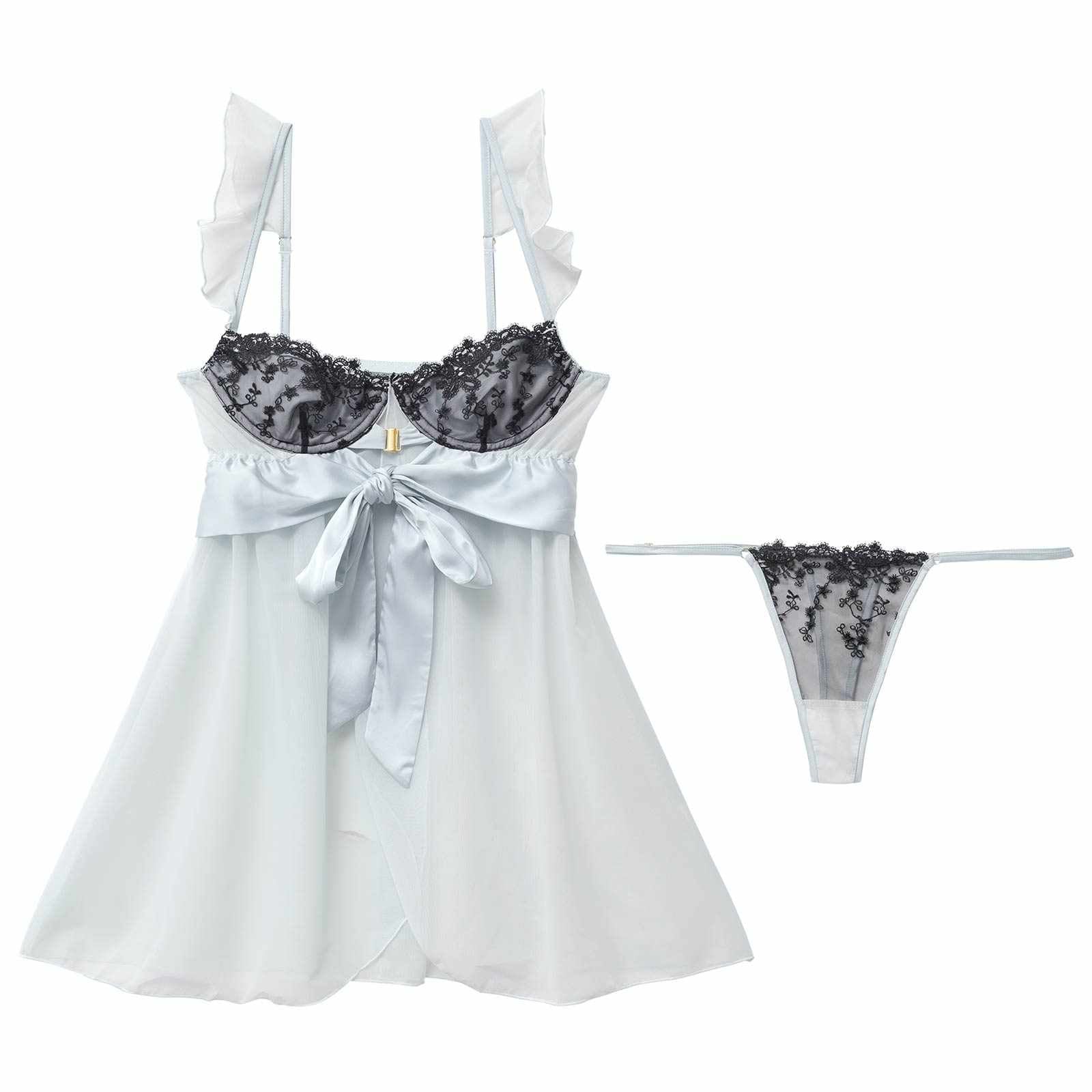 2/2新作!フェアリーフリルリボンベビードール