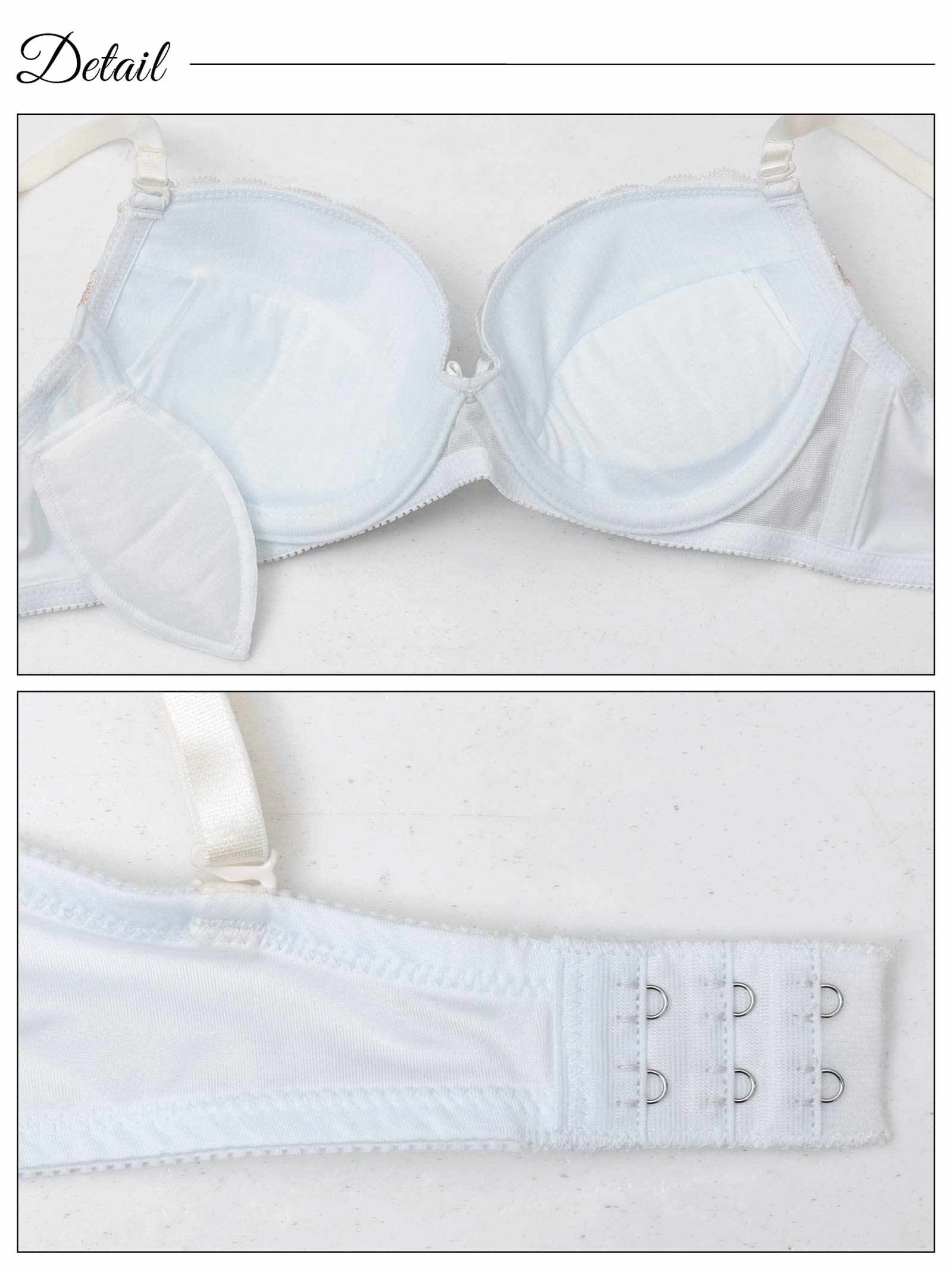 8/20新作!フェアリーラメブルームブラジャー&フルバックショーツ