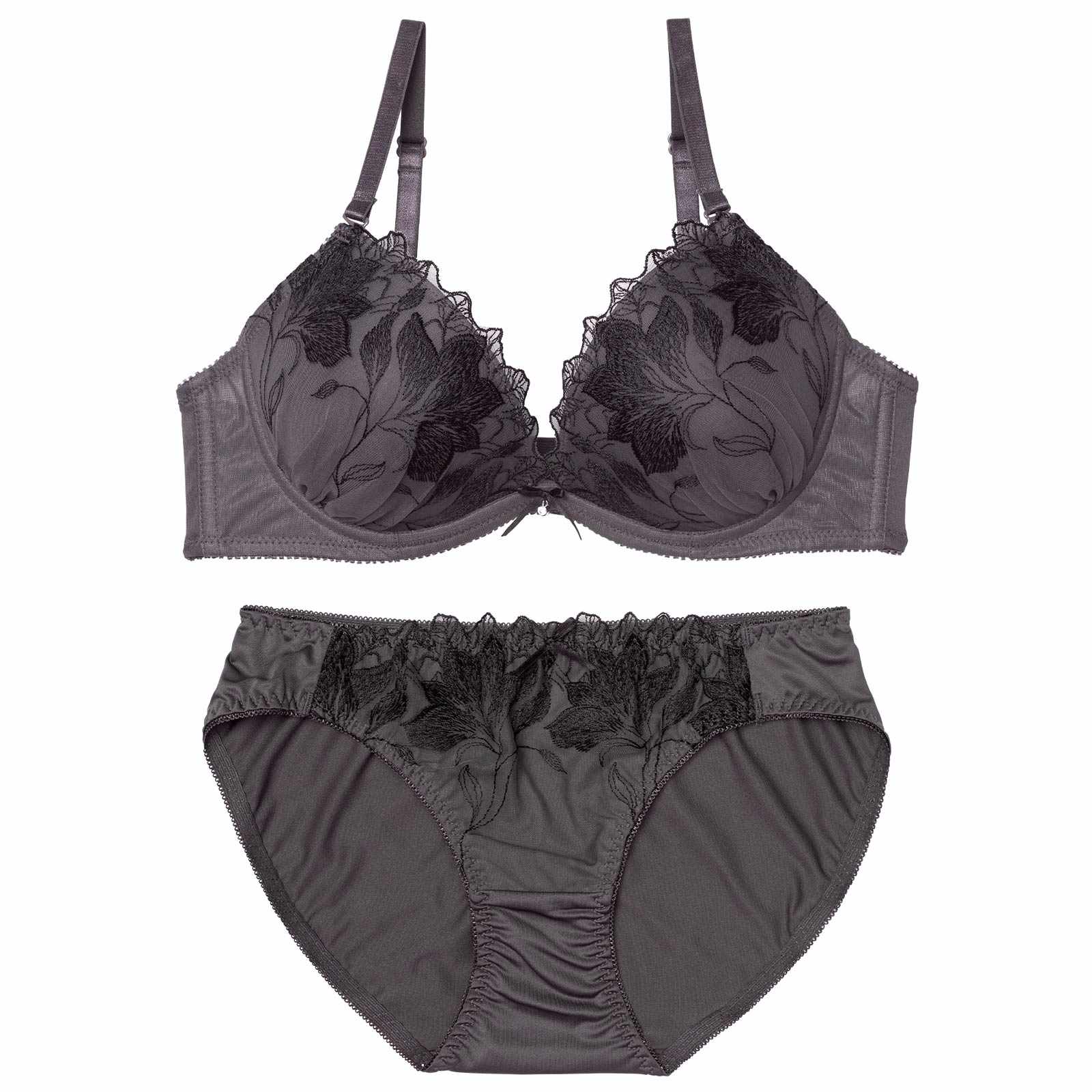 2/20新作!グレースフローラルブラジャー&フルバックショーツ