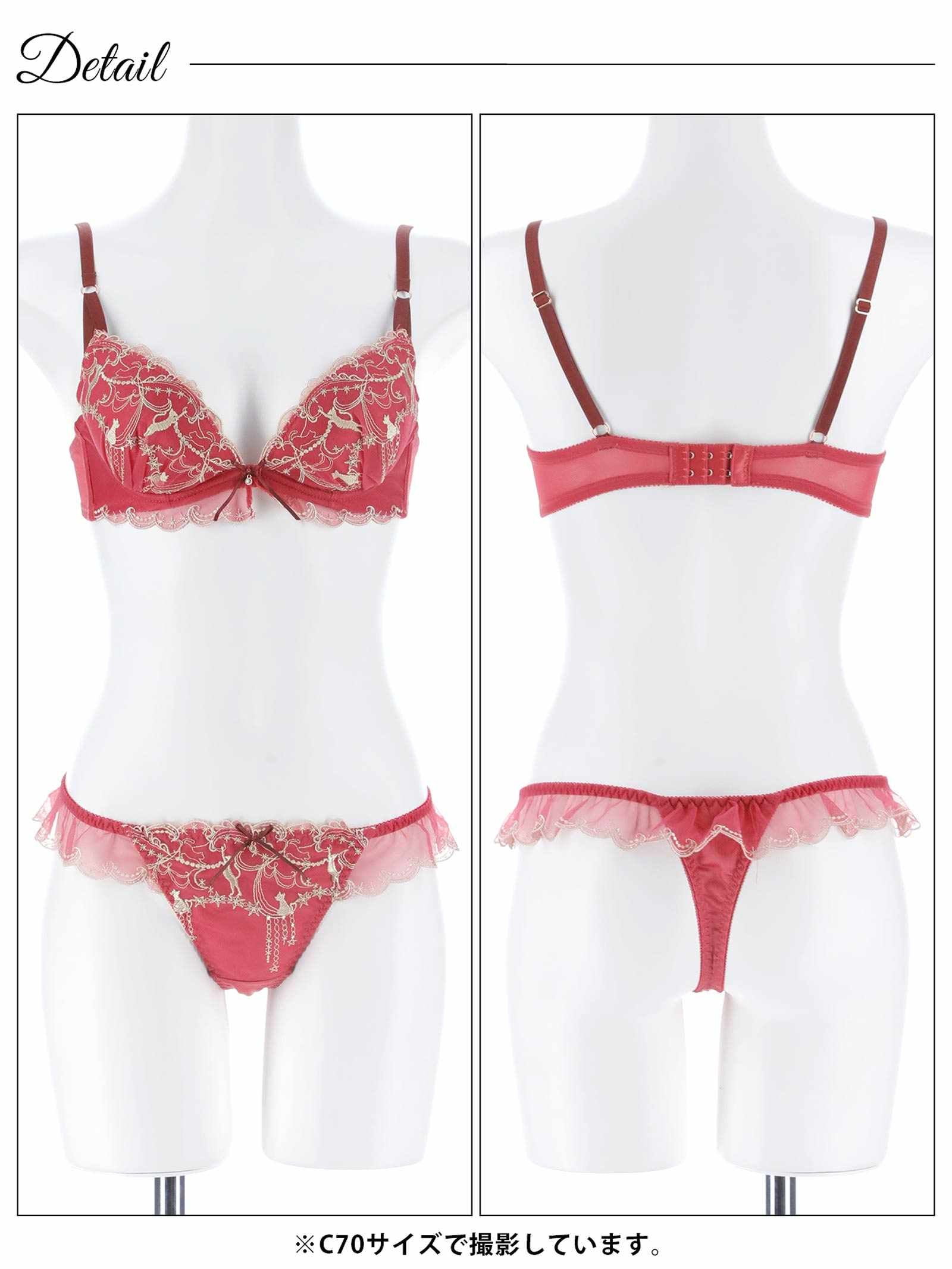 2/11新作!ドリーミーキャットブラジャー&Tバックショーツ