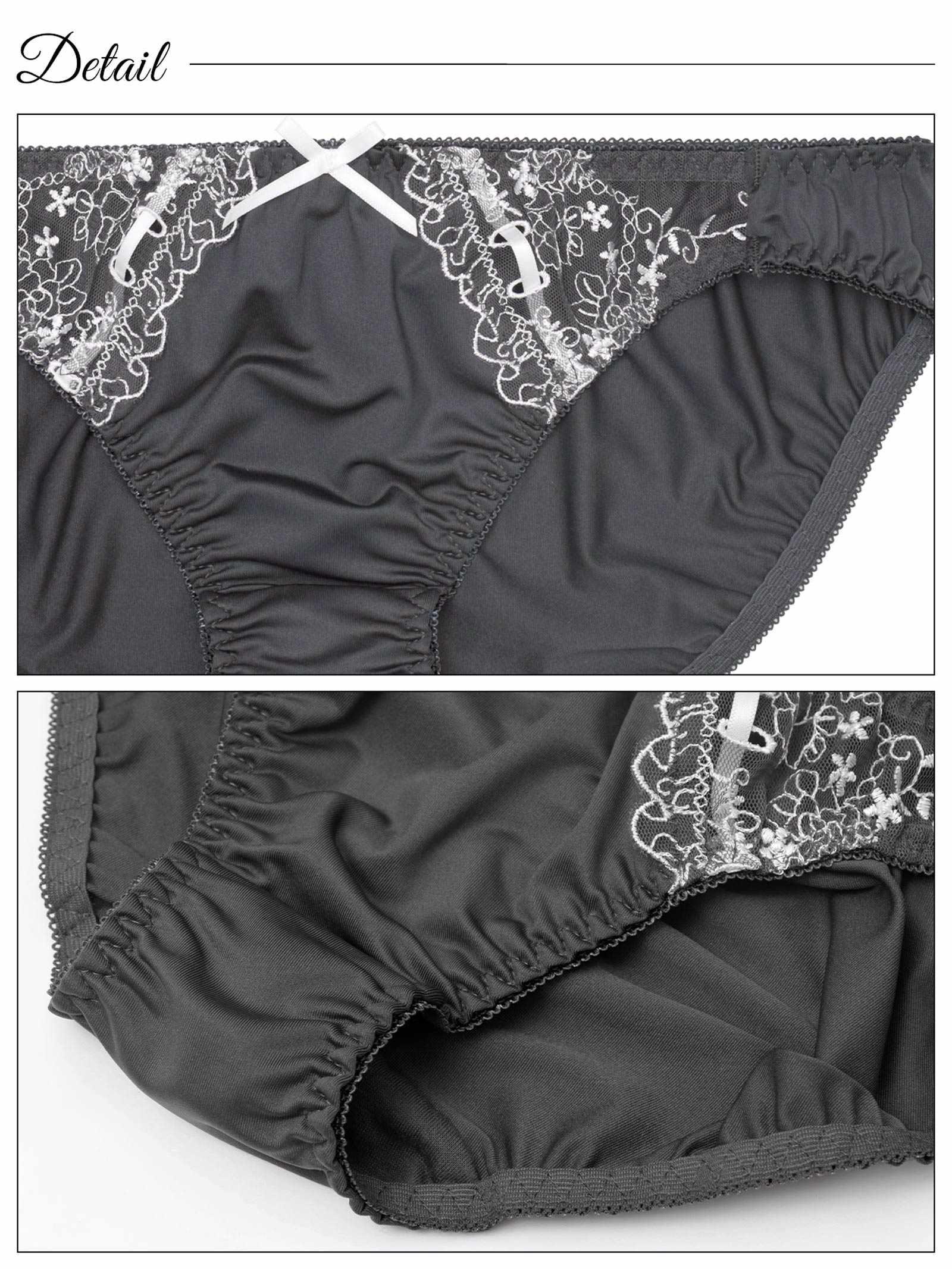 7/28新作!ガーリーリボンブルームブラジャー&フルバックショーツ