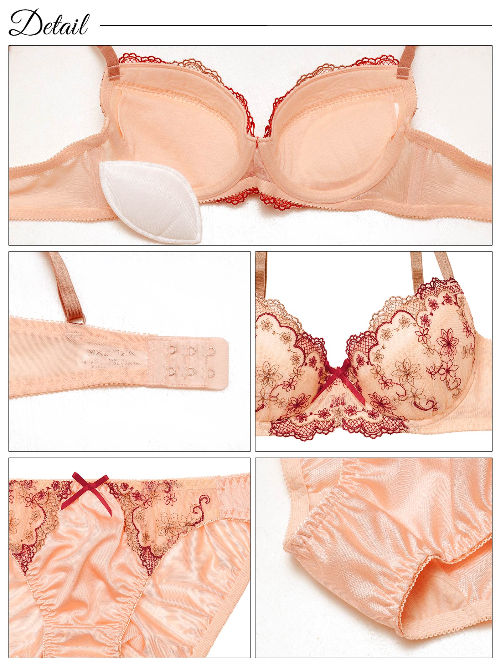 9/1新作!フェミニンメッシュレーシィブラジャー&フルバックショーツ