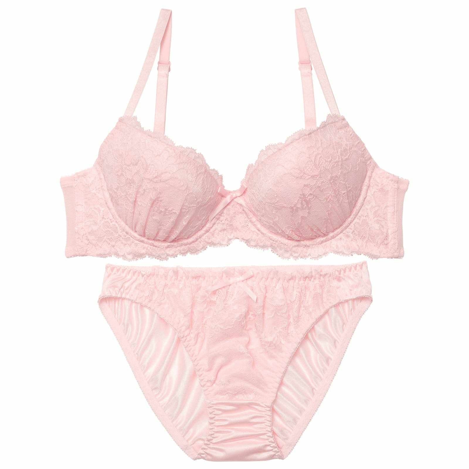 10/3新作!ガーリーピュアレースブラジャー&フルバックショーツ