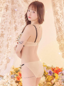 12/1新作!グラマラスローズブルームブラジャー&フルバックショーツ
