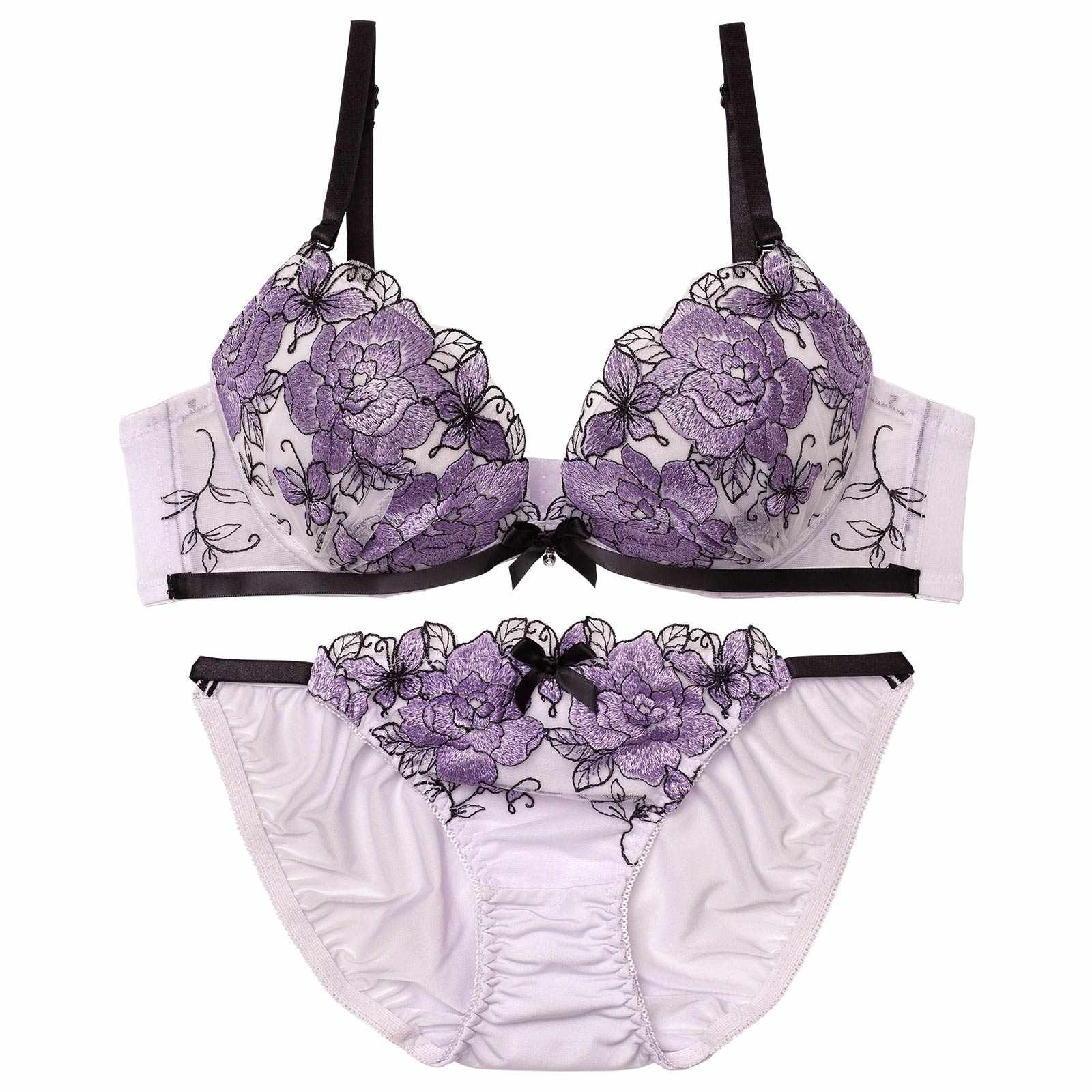 12/1新作!グラマラスローズブルームブラジャー&フルバックショーツ