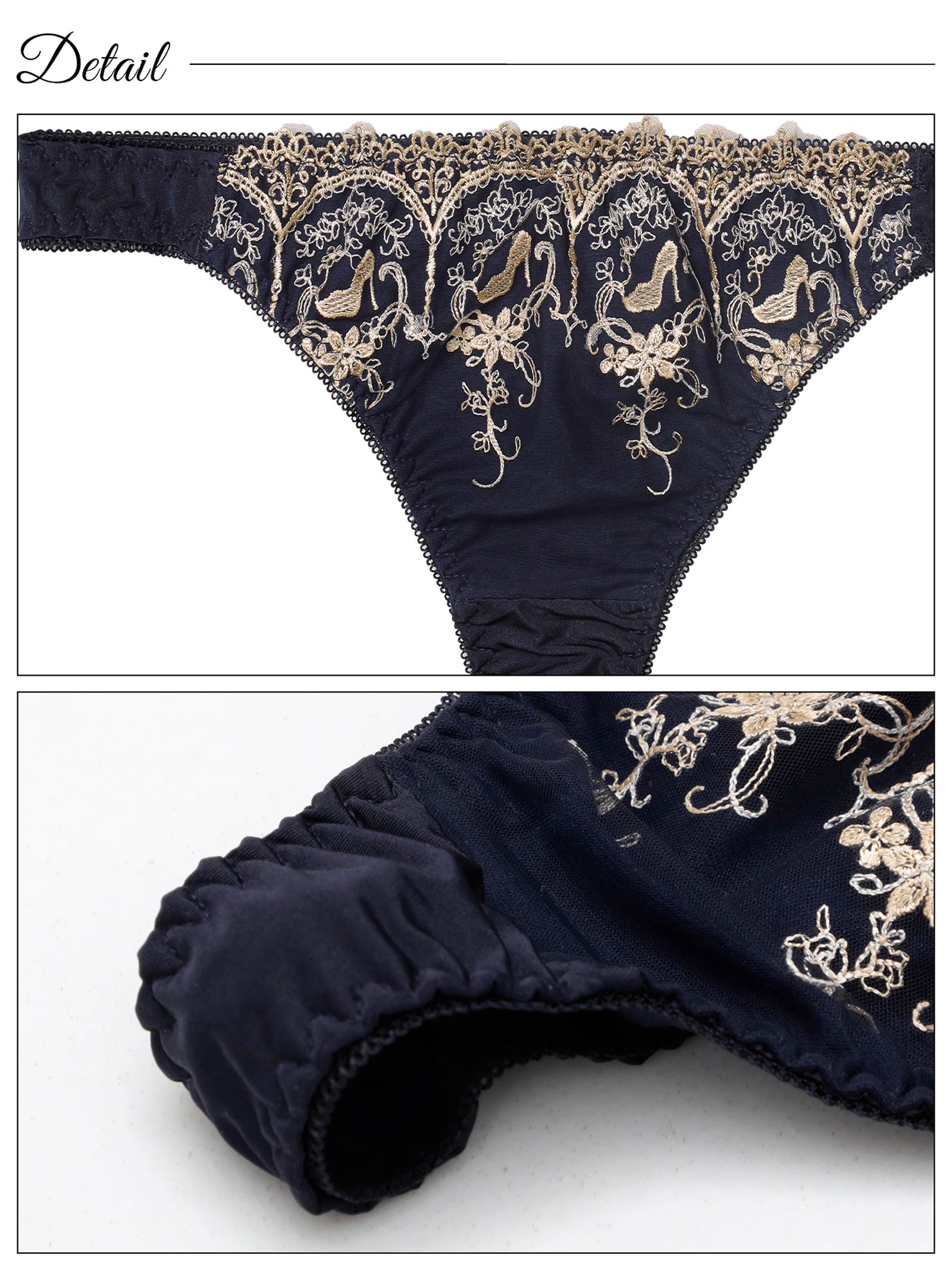 10/20新作!エレガントプリンセスヒールブラジャー&Tバックショーツ