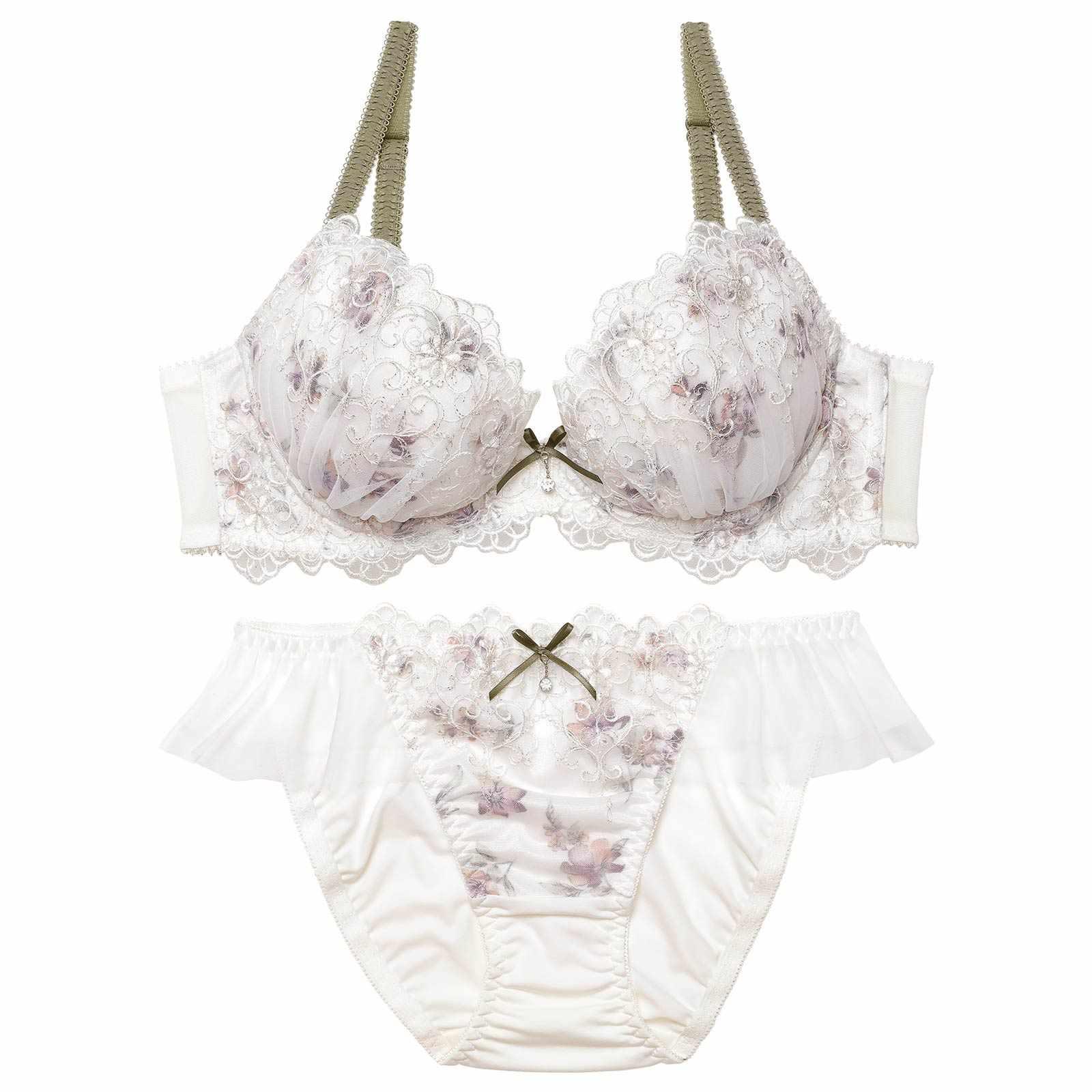 2/20新作!チャーミングフルールガーデンブラジャー&フルバックショーツ