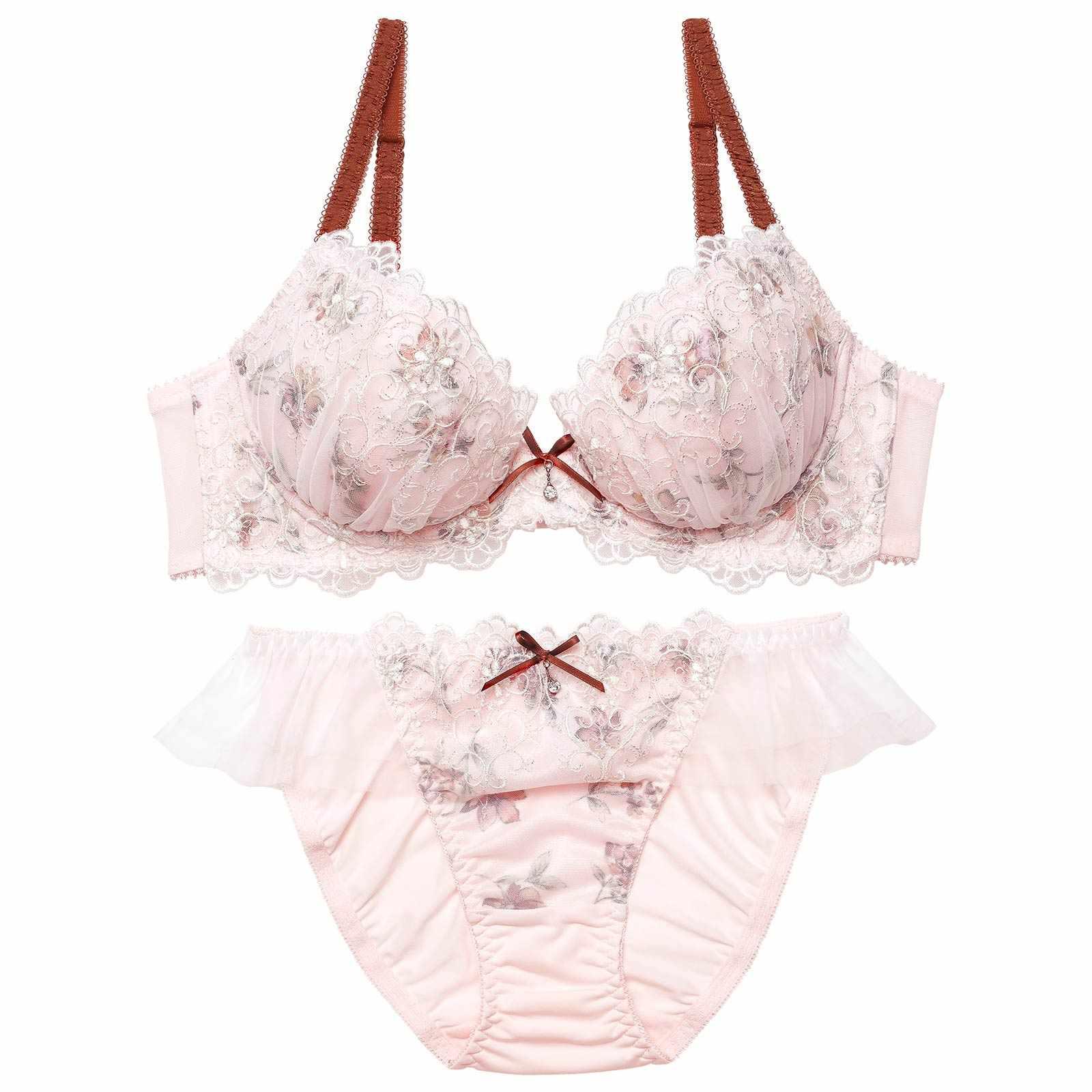 2/20新作!チャーミングフルールガーデンブラジャー&フルバックショーツ