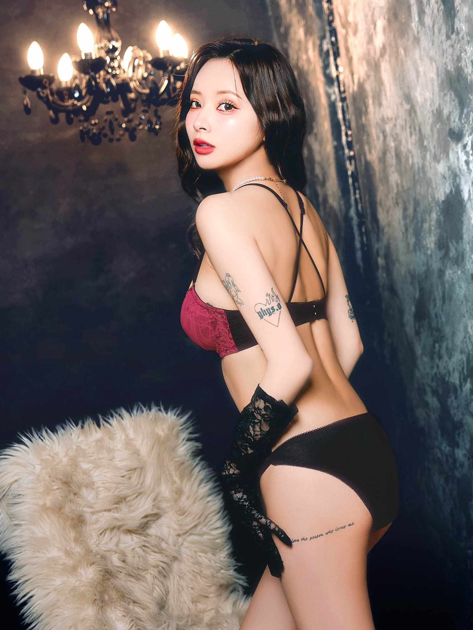 3/25新作!ミステリアスバッククロスコードブラジャー&フルバックショーツ