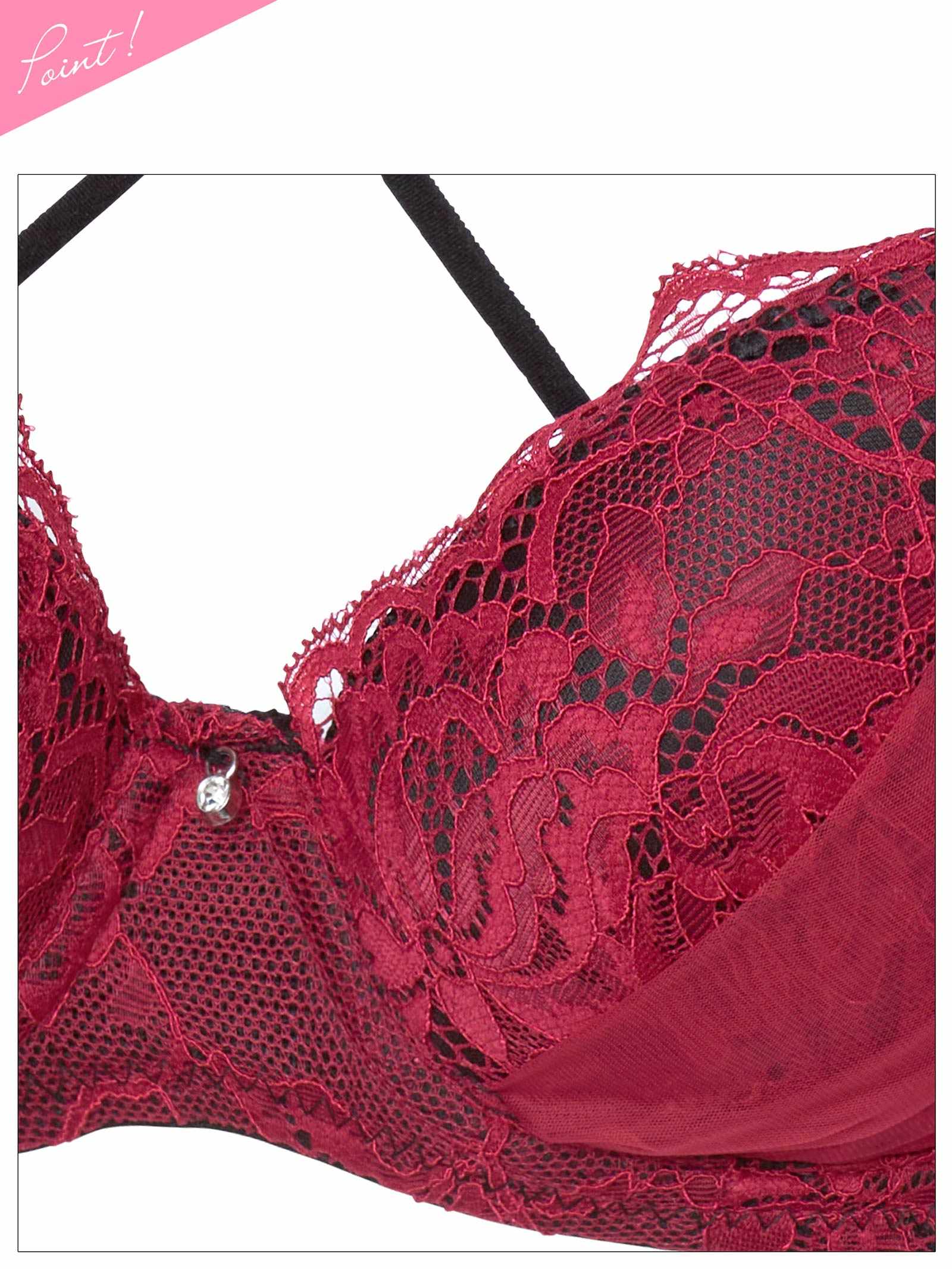 3/25新作!ミステリアスバッククロスコードブラジャー&Tバックショーツ