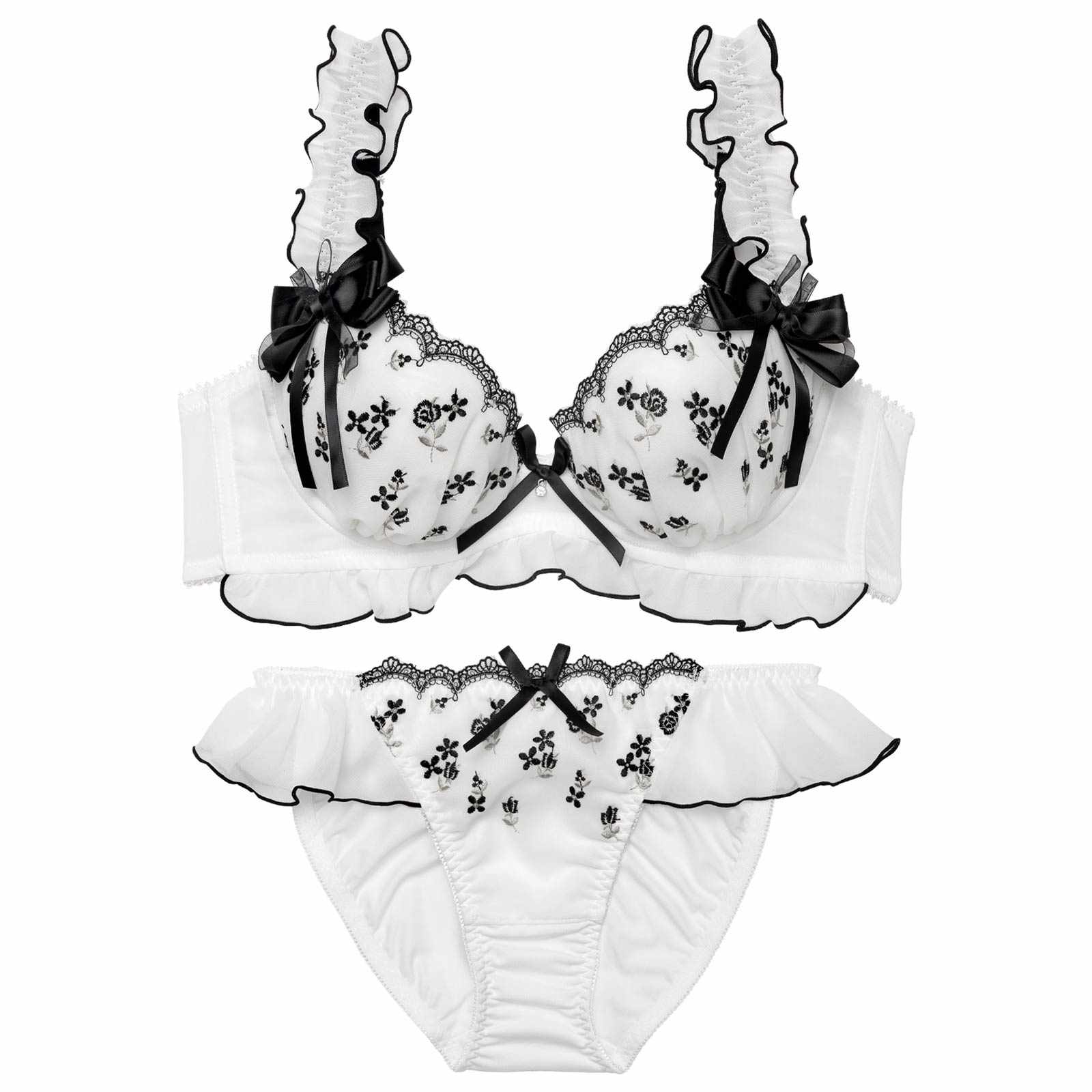 3/16新作!ロマンティックローズガーリーブラジャー&フルバックショーツ