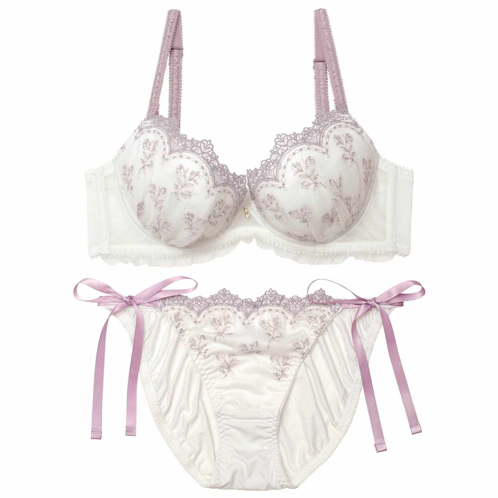 3/11新作!フェアリーフラワーブーケブラジャー&フルバックショーツ