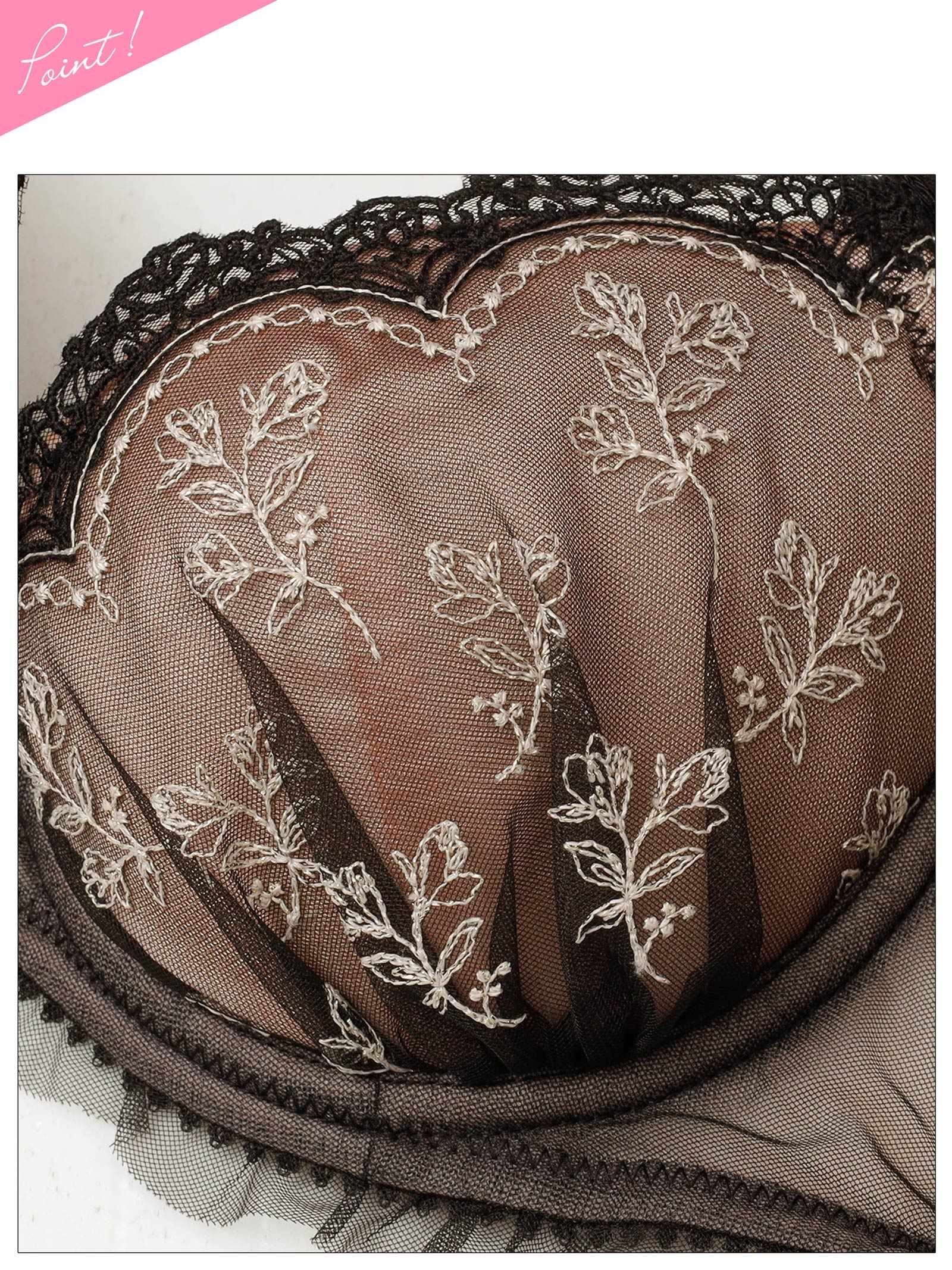 3/11新作!フェアリーフラワーブーケブラジャー&フルバックショーツ