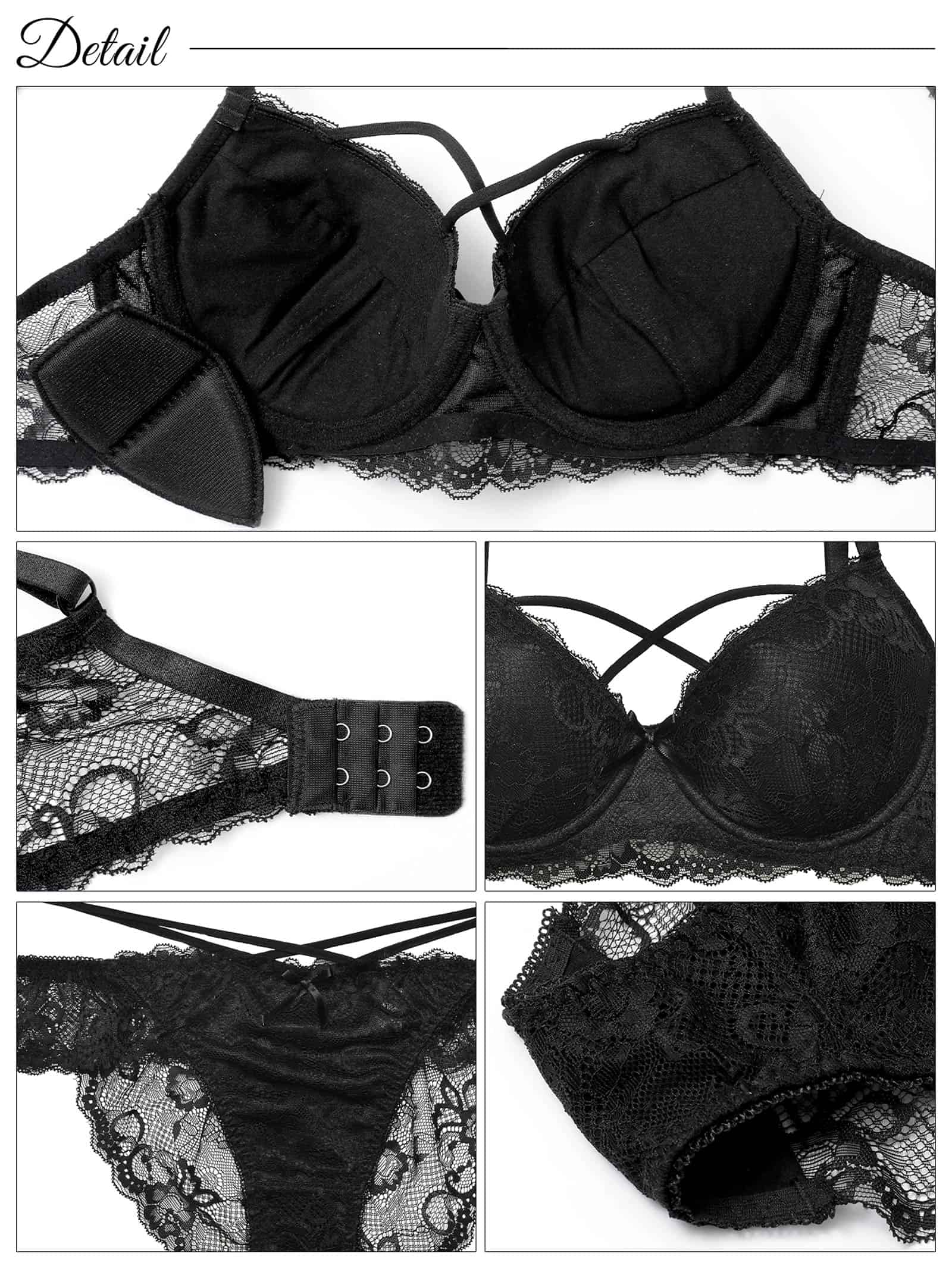 4/25再販!ガーリーフリルレーシィコード育乳脇高ブラジャー&バック透けフルバックショーツ