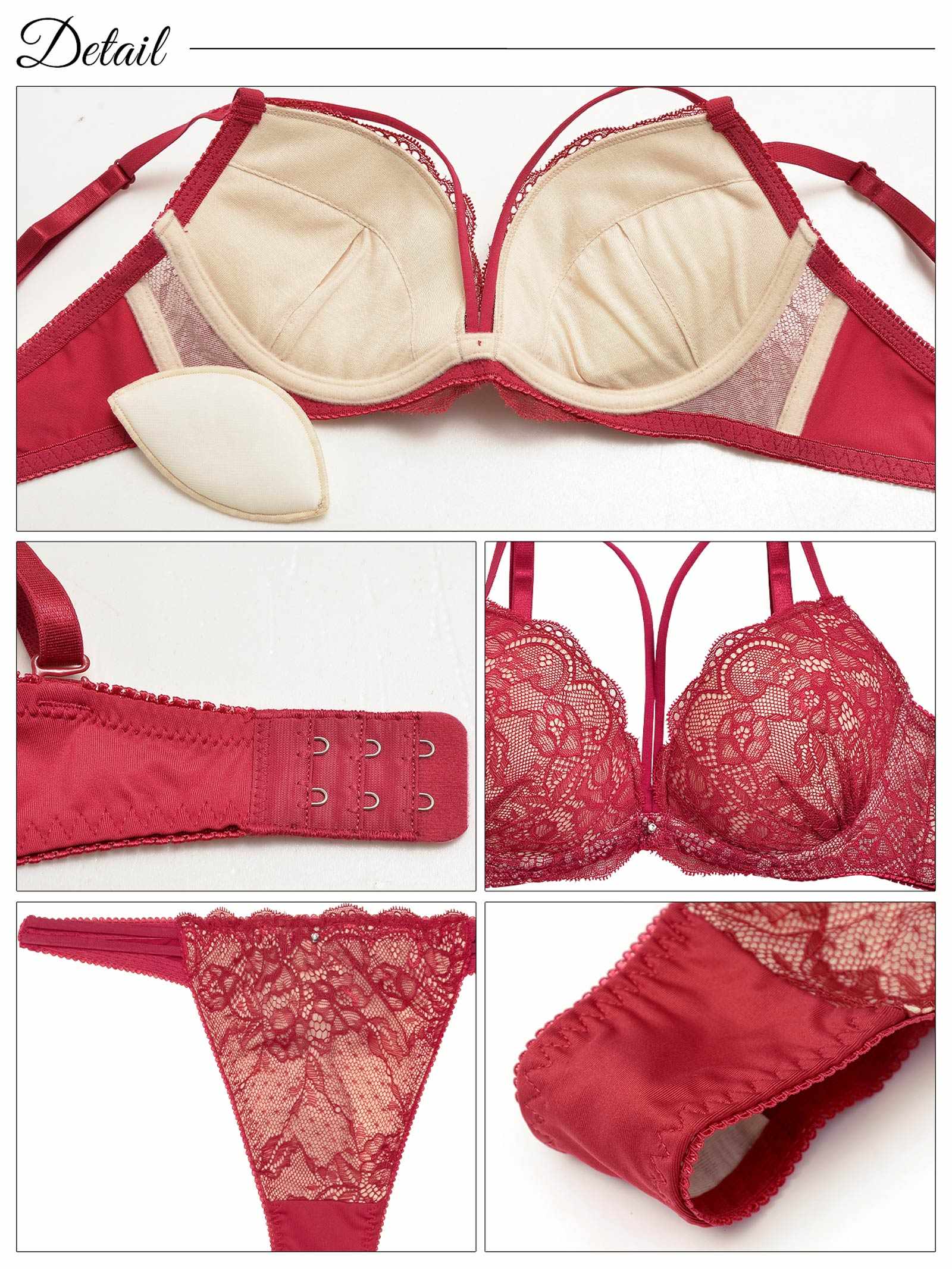 9/4再販!ヌーディーレースコードブラジャー&Tバックショーツ
