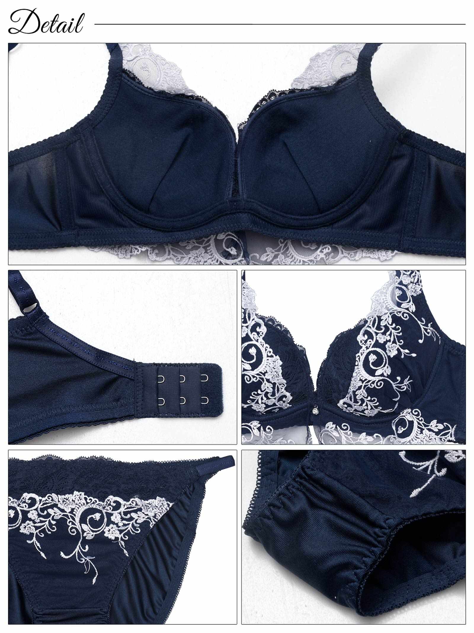 8/8新作!ミスティックアイビーカシュクール育乳脇高ブラジャー&フルバックショーツ