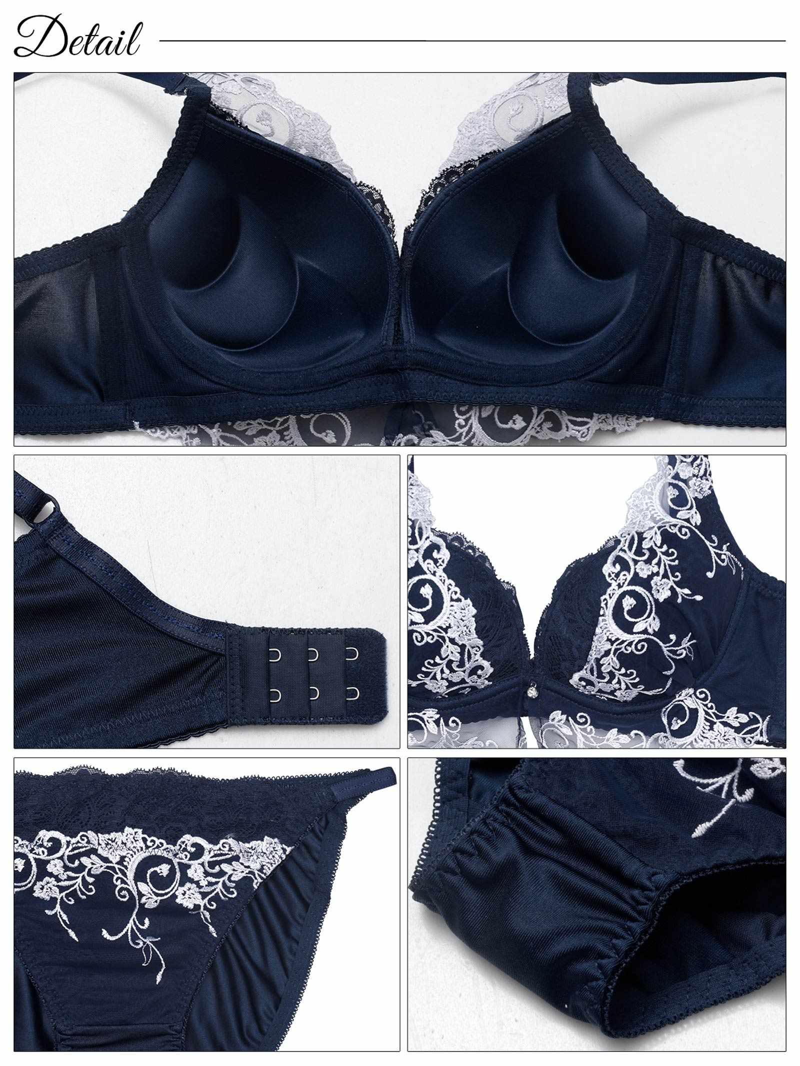 9/3新作!【ノンワイヤー】ミスティックアイビーカシュクール育乳脇高ブラジャー&フルバックショーツ