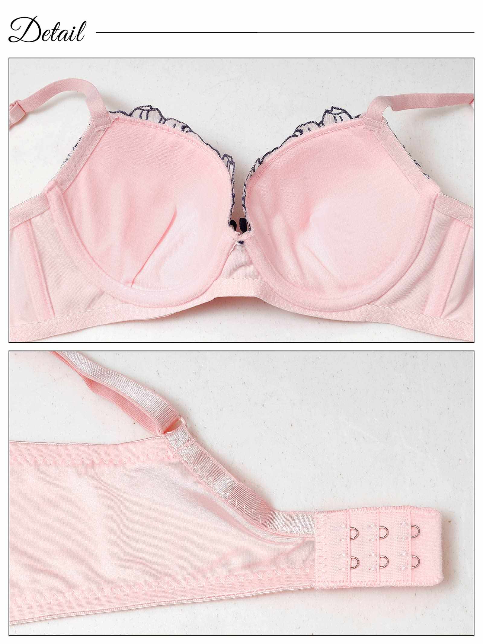 10/22新作!エレガンスブルーミング育乳脇高ブラジャー&フルバックショーツ