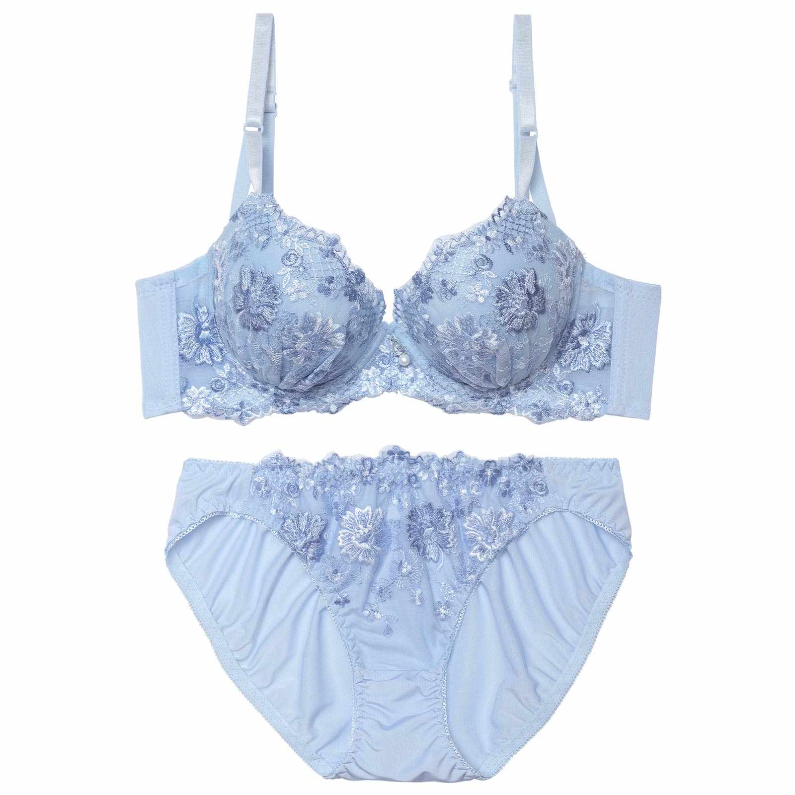 11/10新作!スウィートブロッサムパール育乳脇高ブラジャー&フルバックショーツ