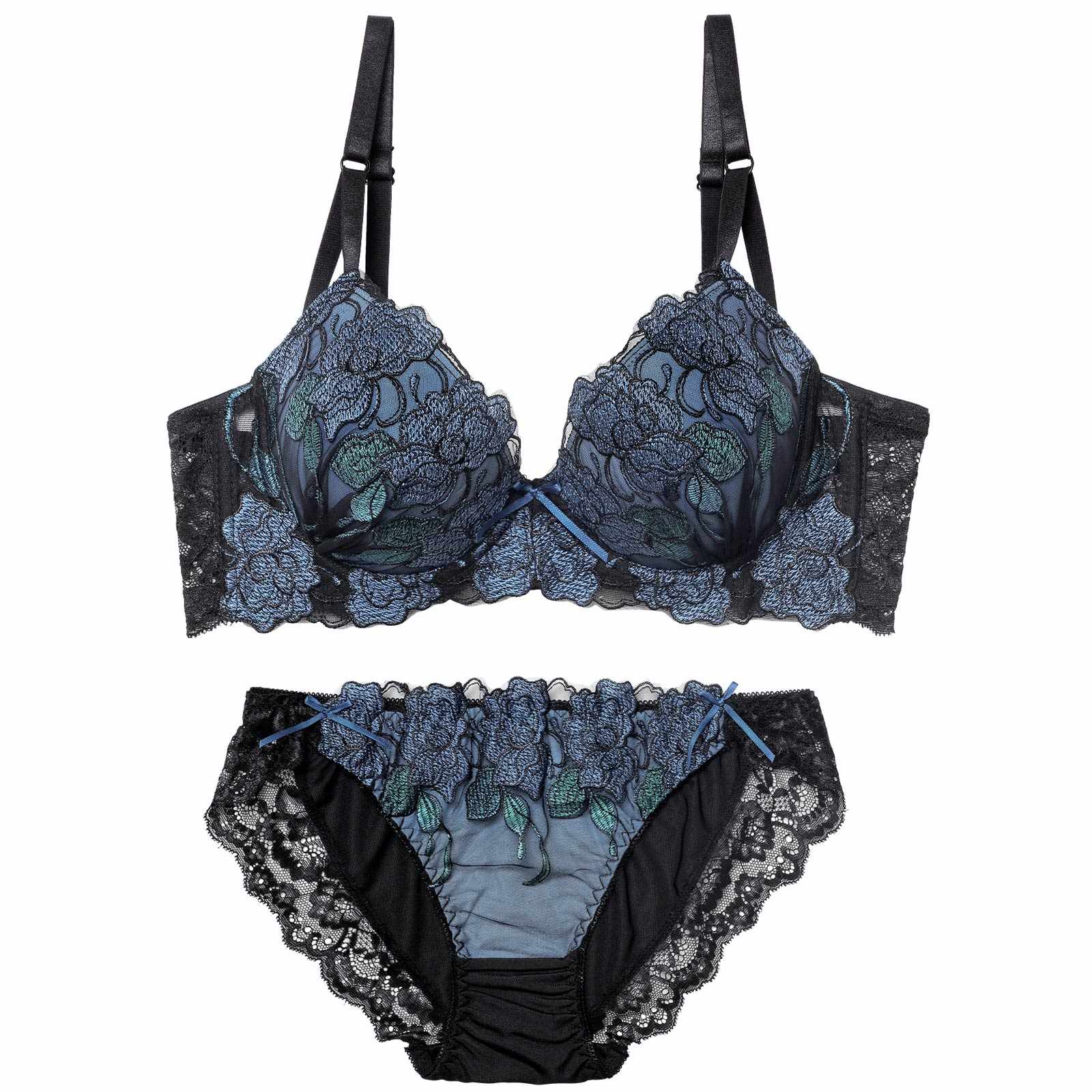 12/8新作!【三上悠亜着用】ゴージャスディープローズ育乳脇高ブラジャー&フルバックショーツ