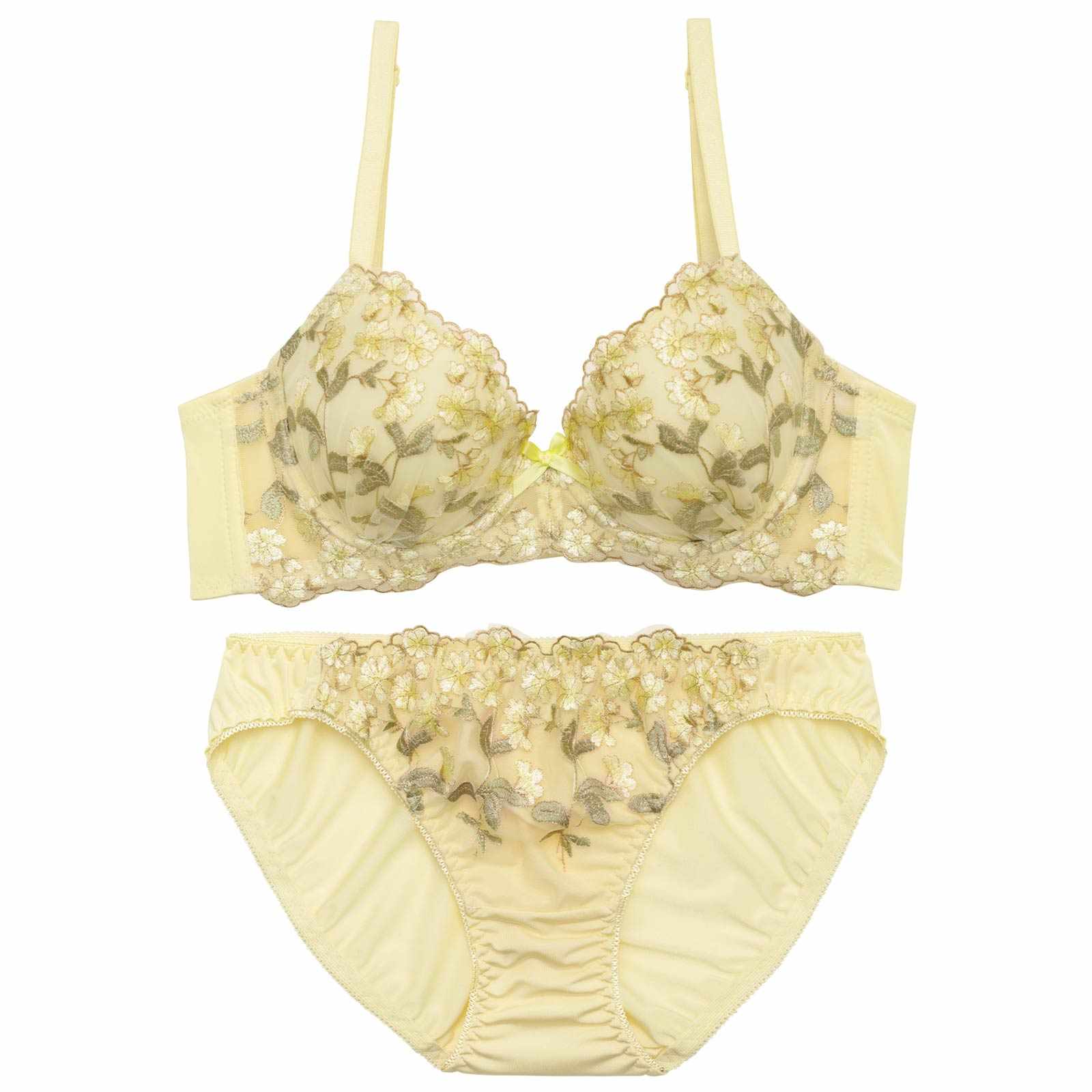 4/1新作!スウィーティブルーム育乳脇高ブラジャー&フルバックショーツ