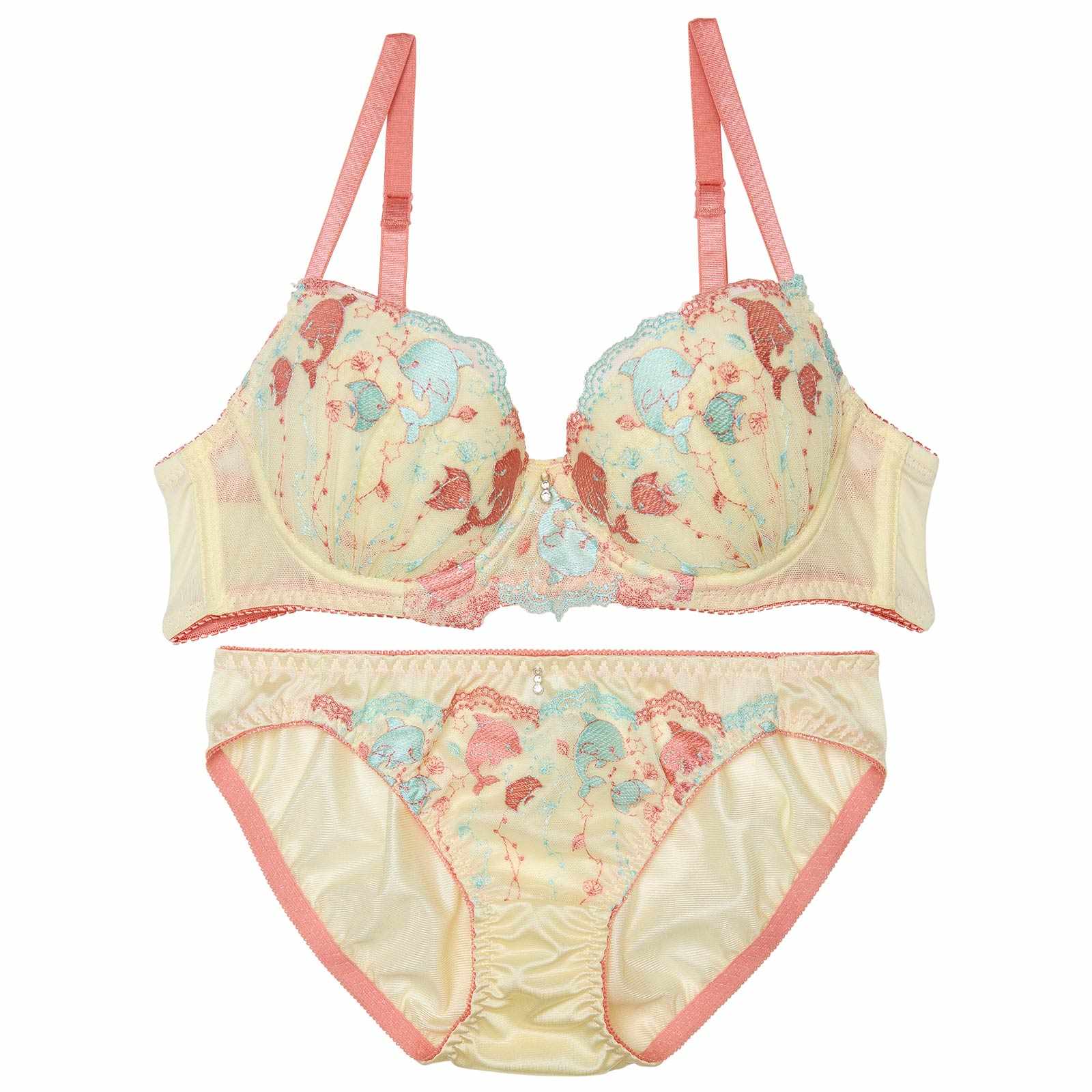 ドリーミーアクアリウムブラジャー&フルバックショーツ