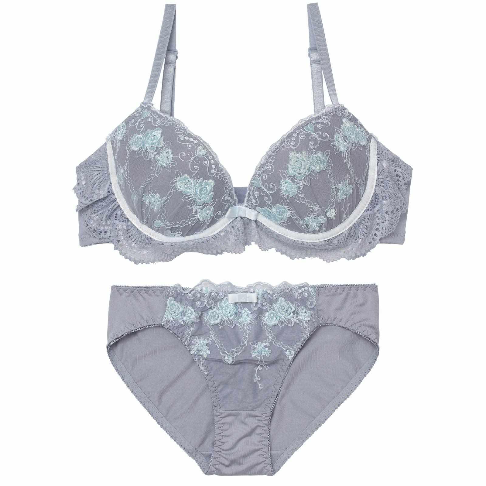 12/5新作!チャーミングハートローズブラジャー&フルバックショーツ