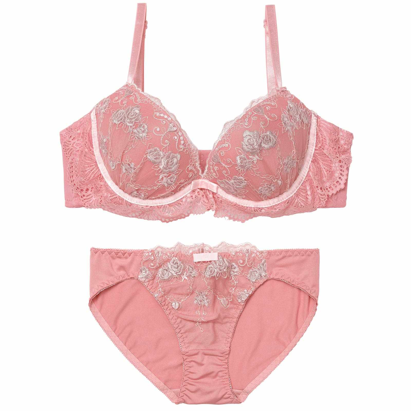 12/5新作!チャーミングハートローズブラジャー&フルバックショーツ