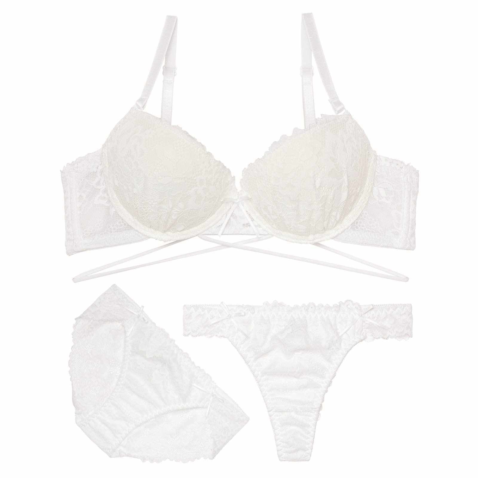 3/16新作!【3点セット】ヴィーナスコードレーシィブラジャー&バック透けフルバック&Tバックショーツ