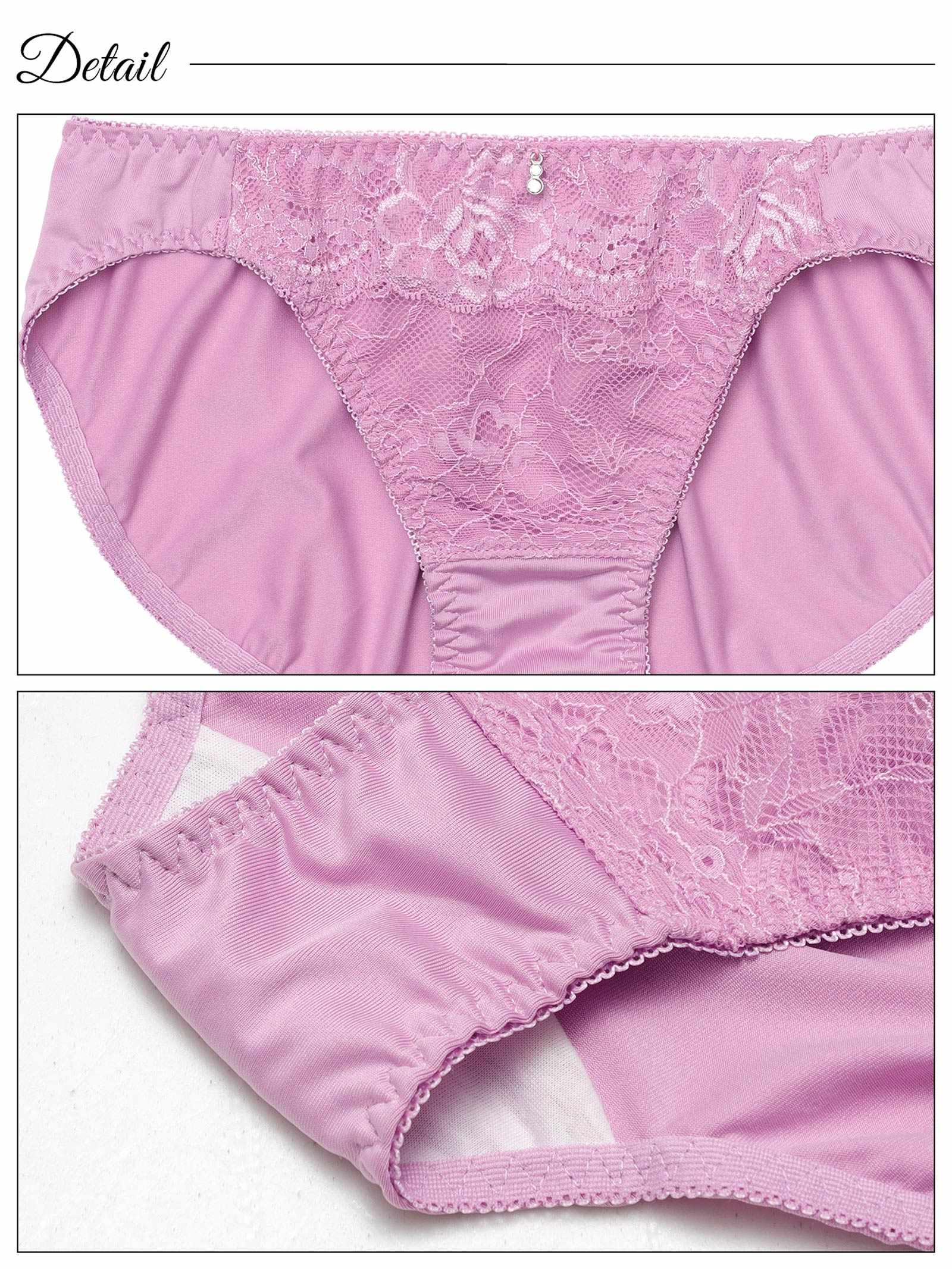 9/12新作!クラシックシンプルレースブラジャー&フルバックショーツ