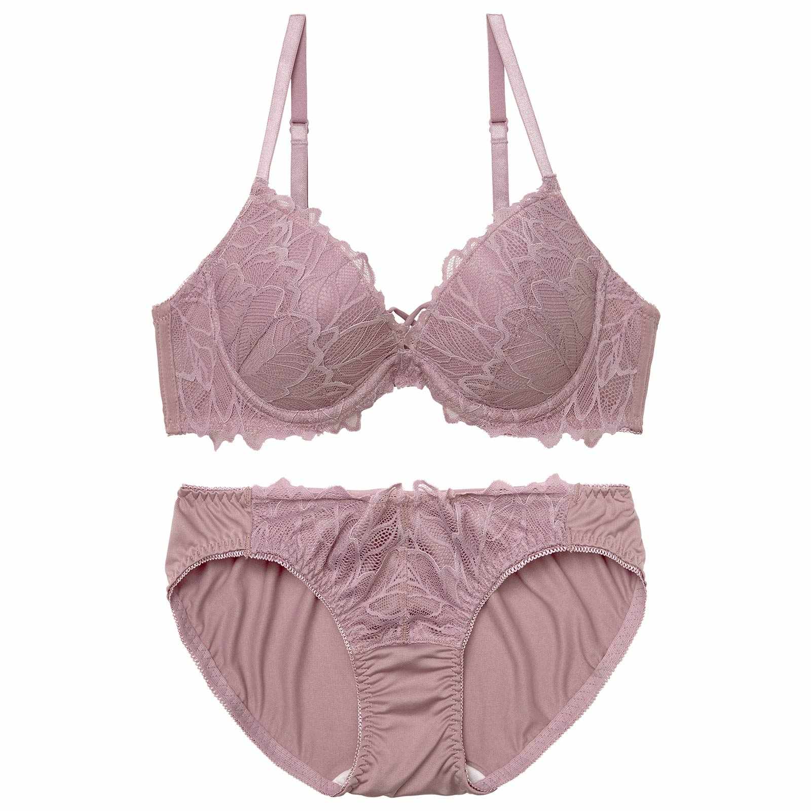 ボタニカルレーシィストリングブラジャー&フルバックショーツ