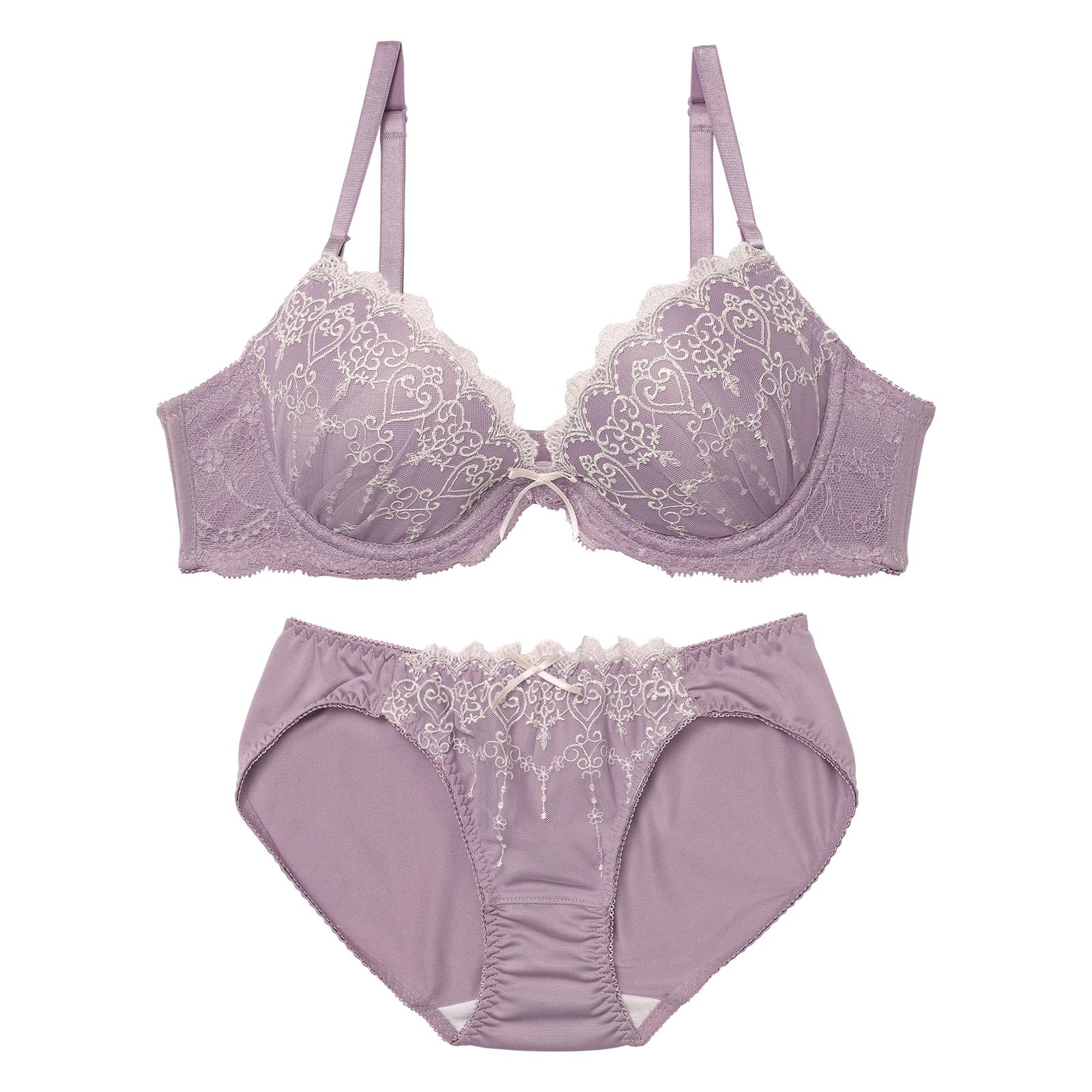 【EFサイズ】フェアリーハートブラジャー&フルバックショーツ