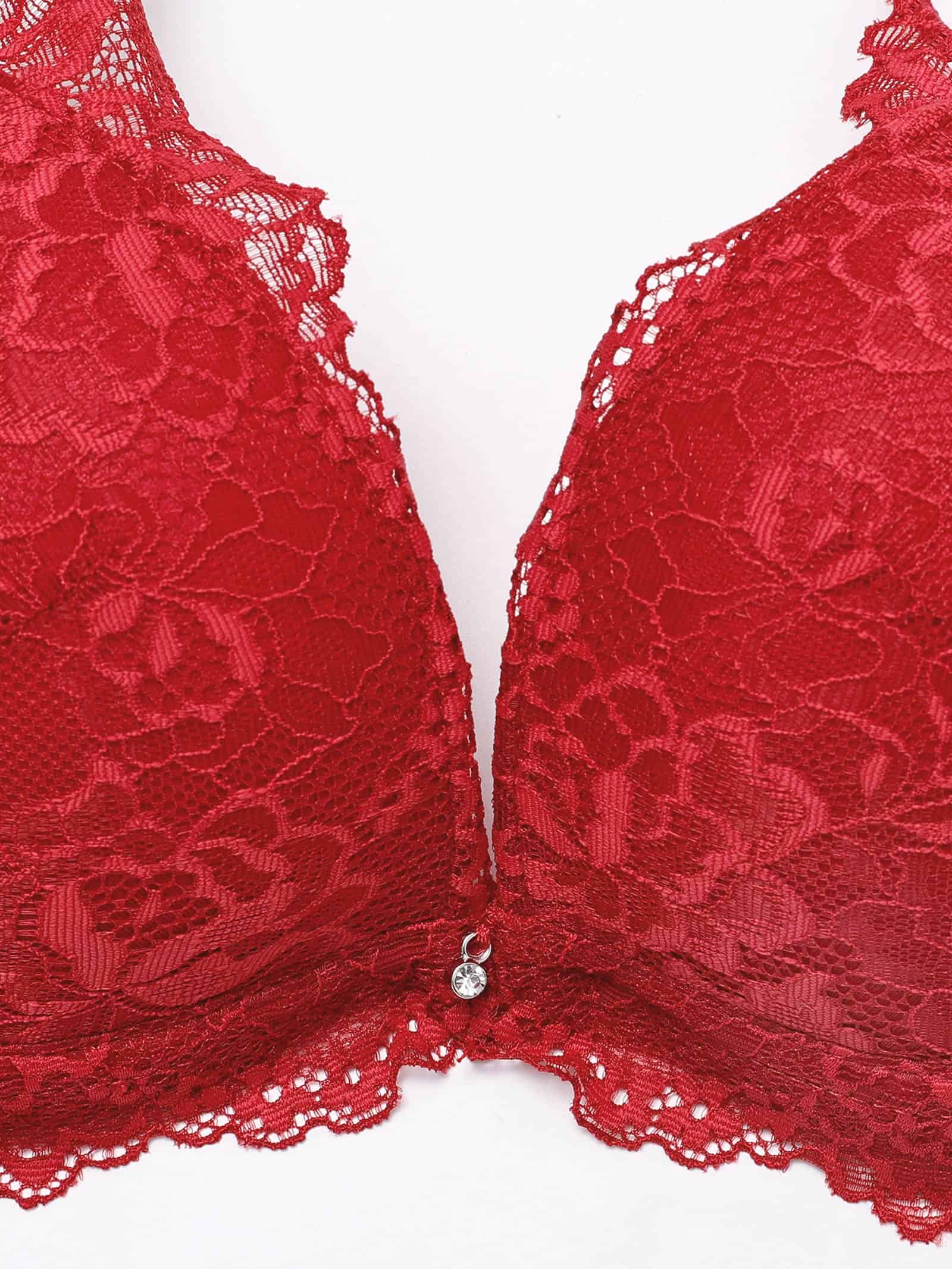 10/17再販!【三上悠亜着用】ブロッサムリボンレース育乳脇高ブラジャー&フルバックショーツ
