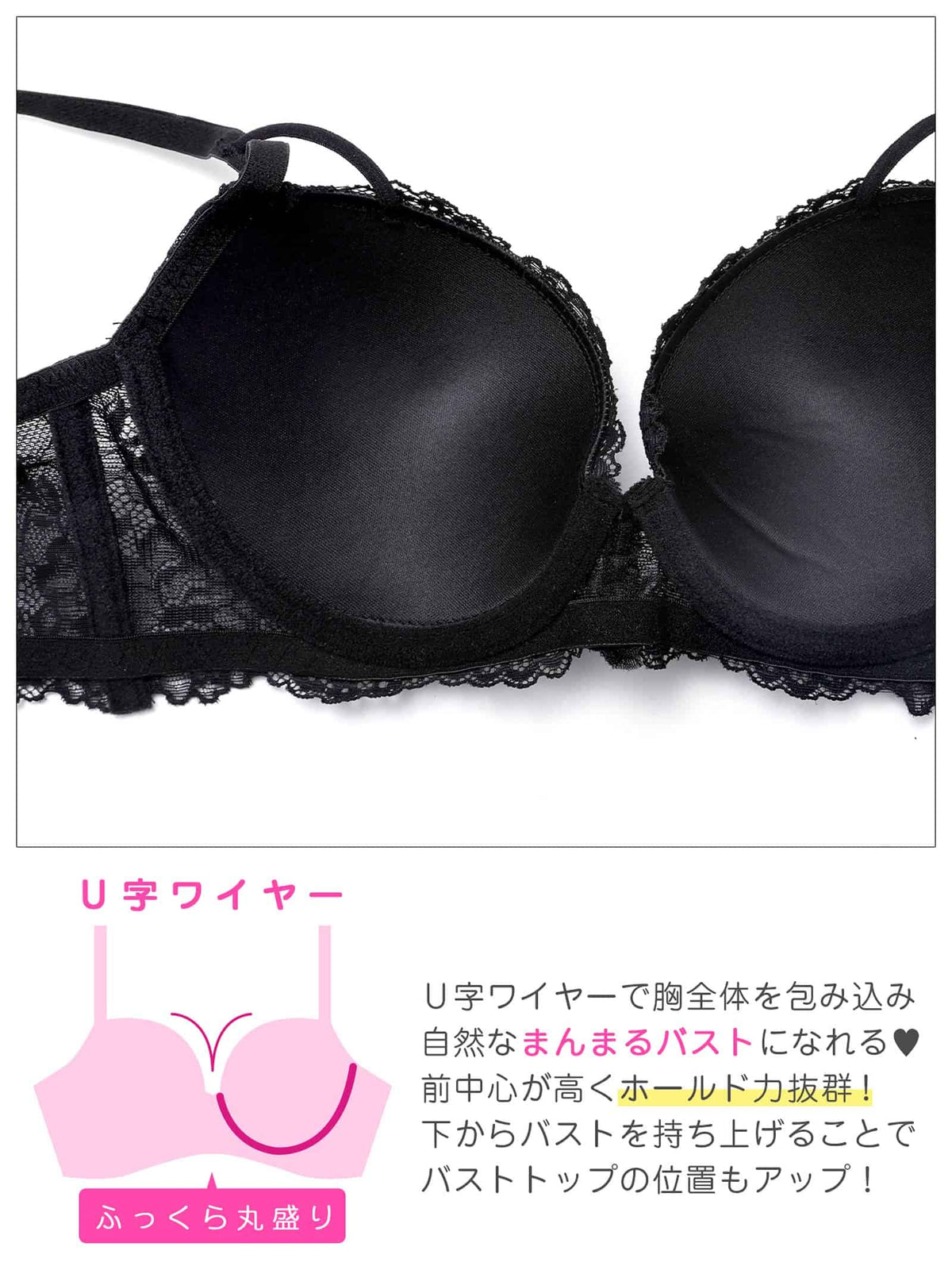 9/4新作!フラワーレースストリング育乳脇高ブラジャー&バック透けフルバックショーツ