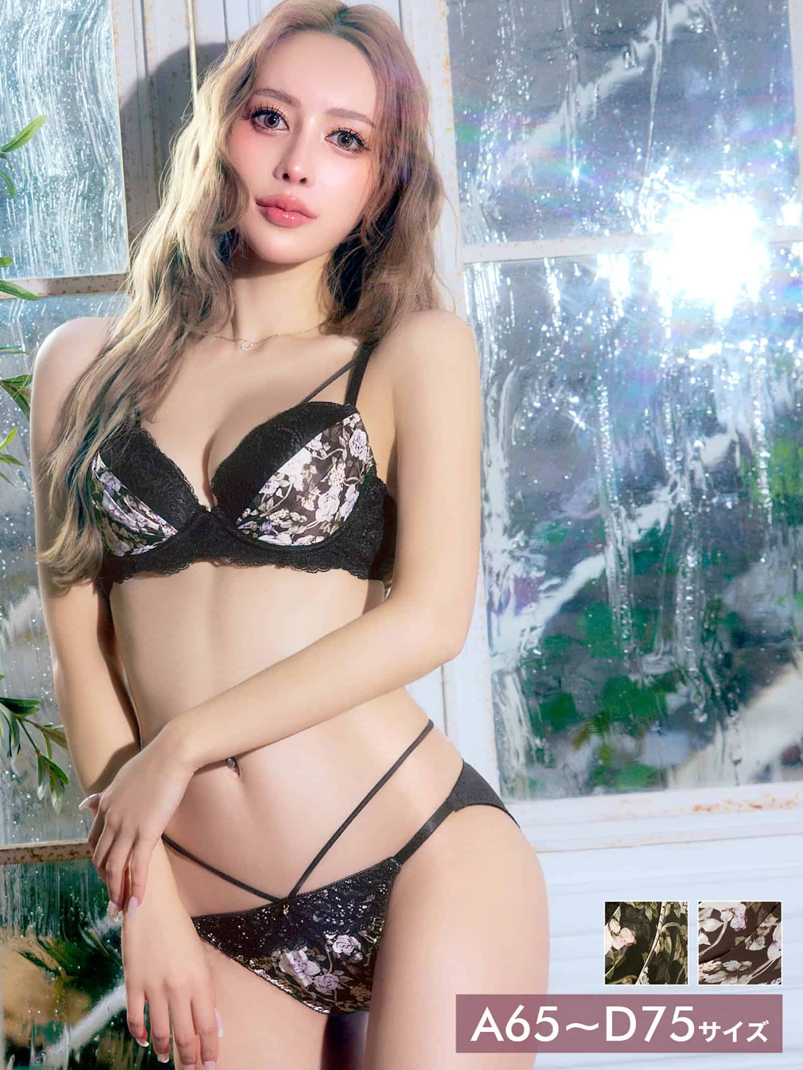 7/13新作!アンティークローズレースブラジャー&フルバックショーツ