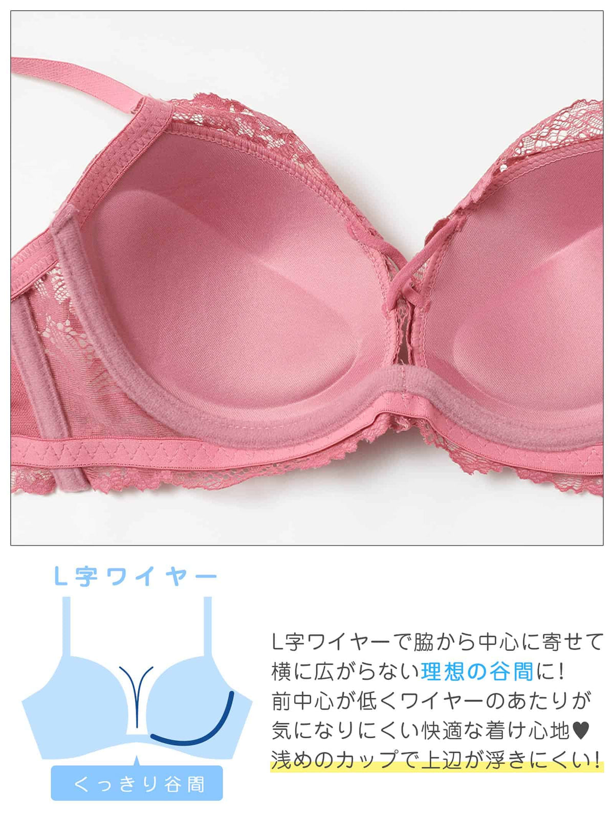 10/28新作!【EFサイズ】クロスレーシィフラワーブラジャー&バック透けフルバックショーツ